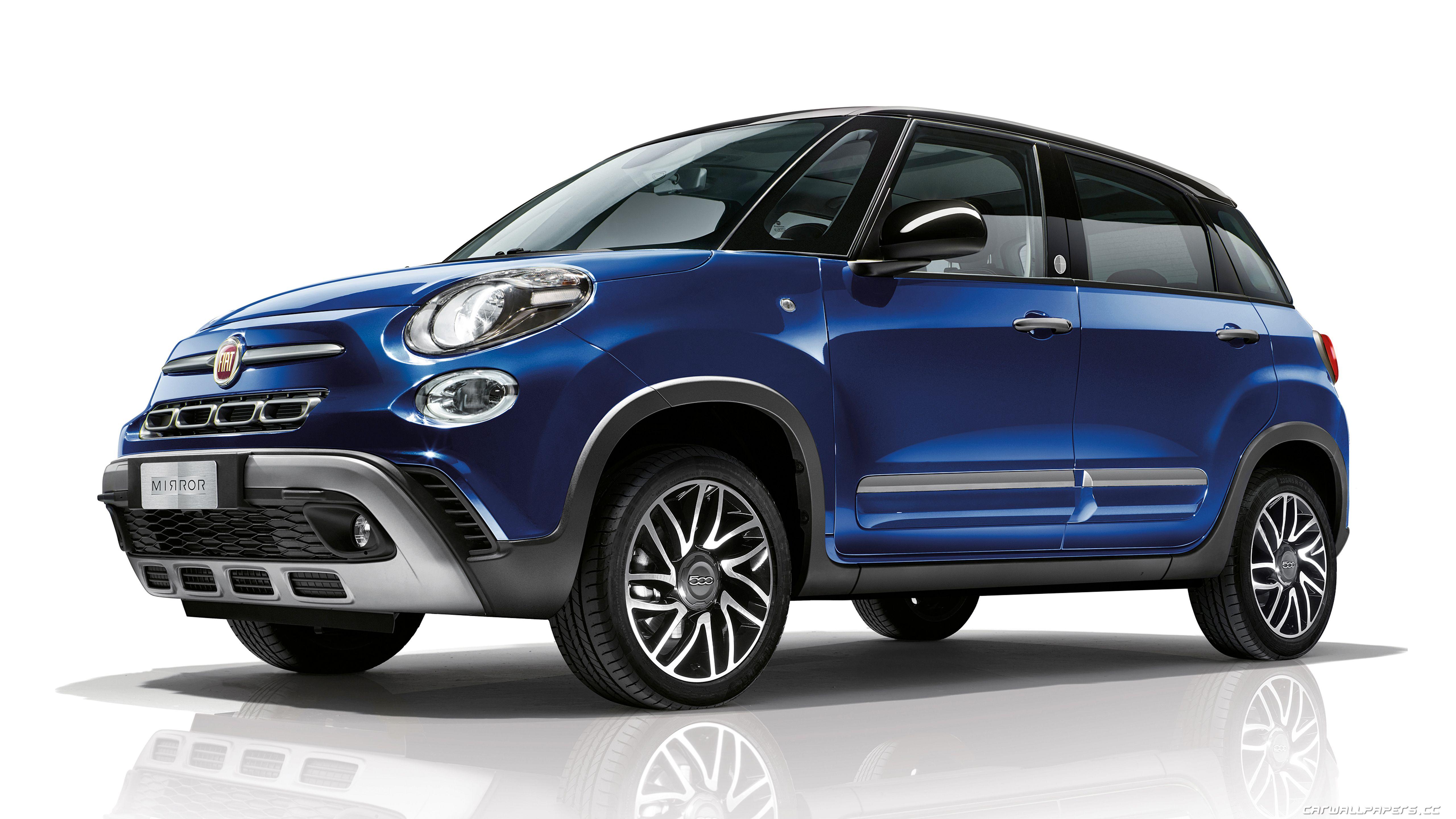 5120x2880 Cars desktop wallpaper Fiat 500L Cross Mirror