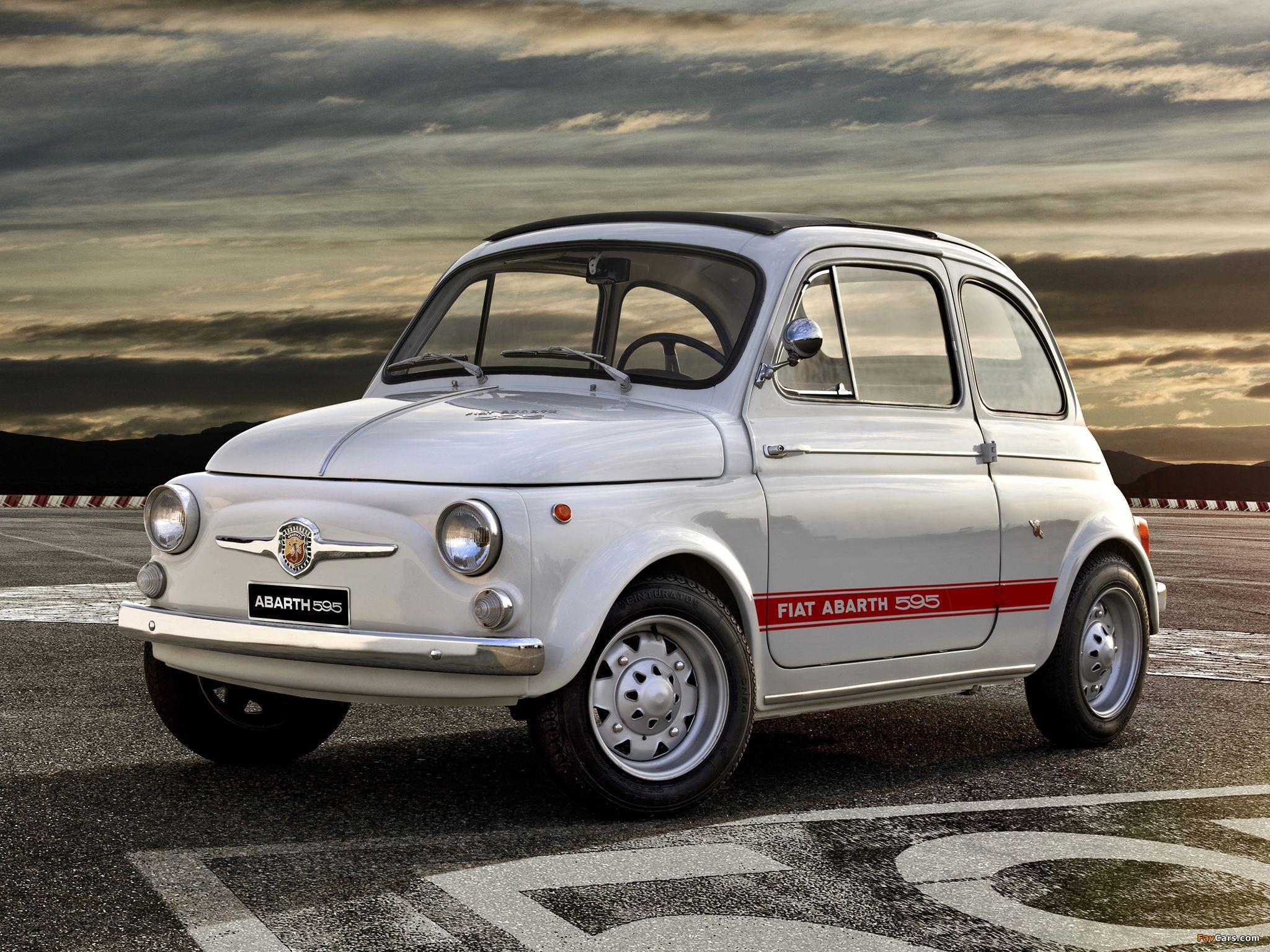 2048x1536 Fiat Abarth 595 (110) 1963–65 wallpaper (2048x1536)