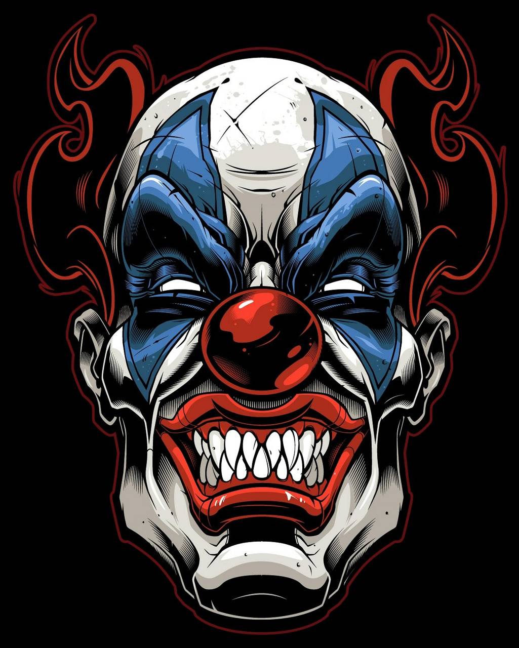 Evil Clown Skull Wallpapers - Top Free Evil Clown Skull Backgrounds ...