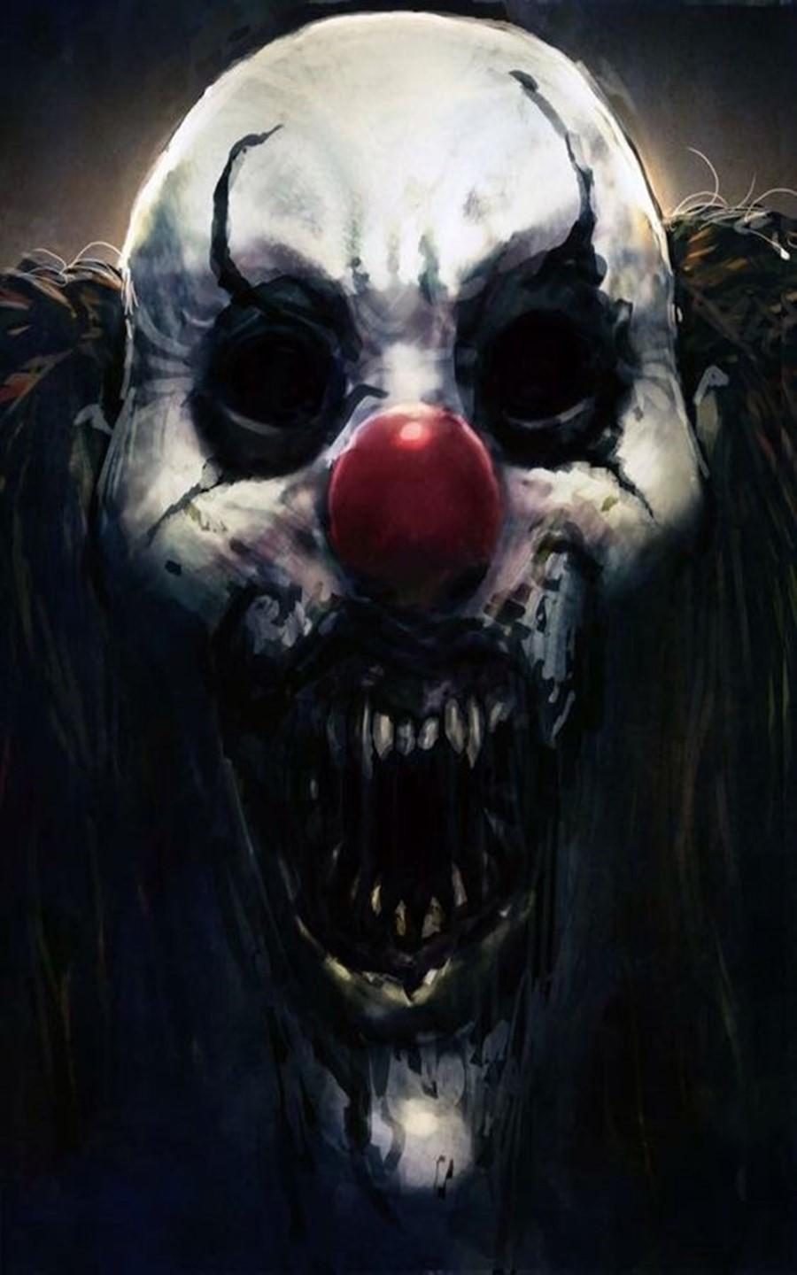 900x1440 Scary Clown Wallpaper