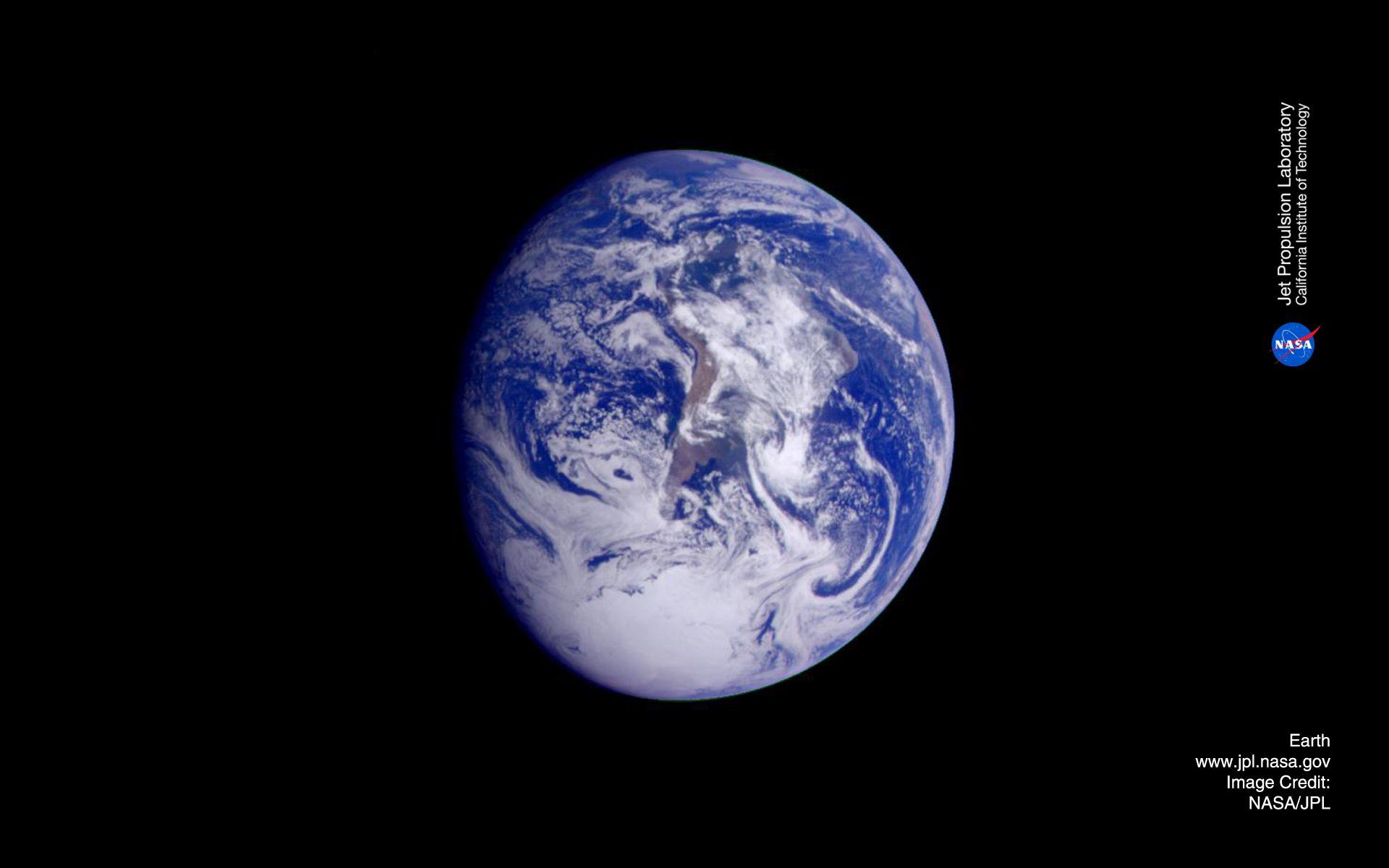 1920x1200 Earth in Space Wallpaper