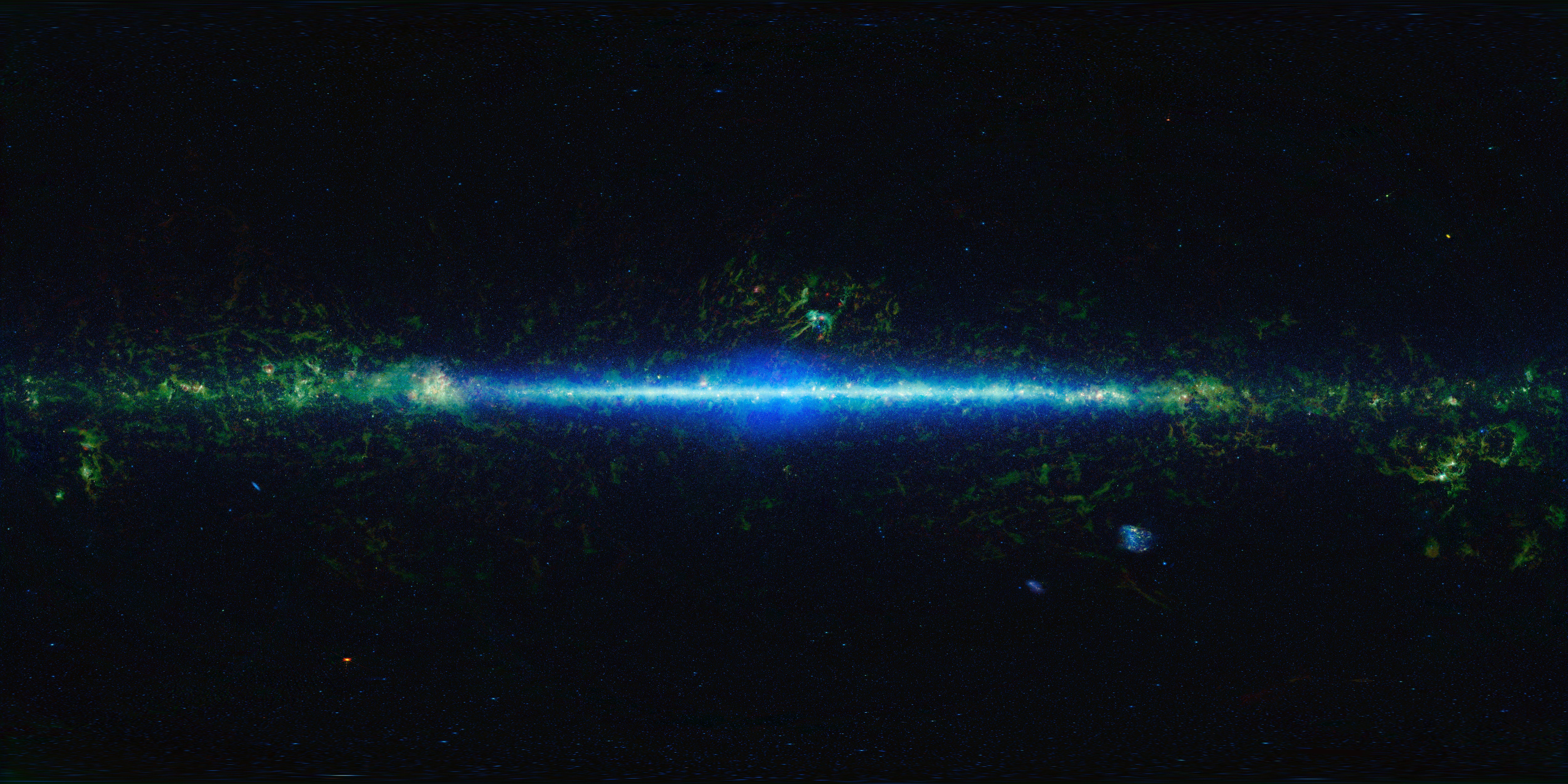 10000x5000 The entire observable universe, taken in infrared. [5000x10000]