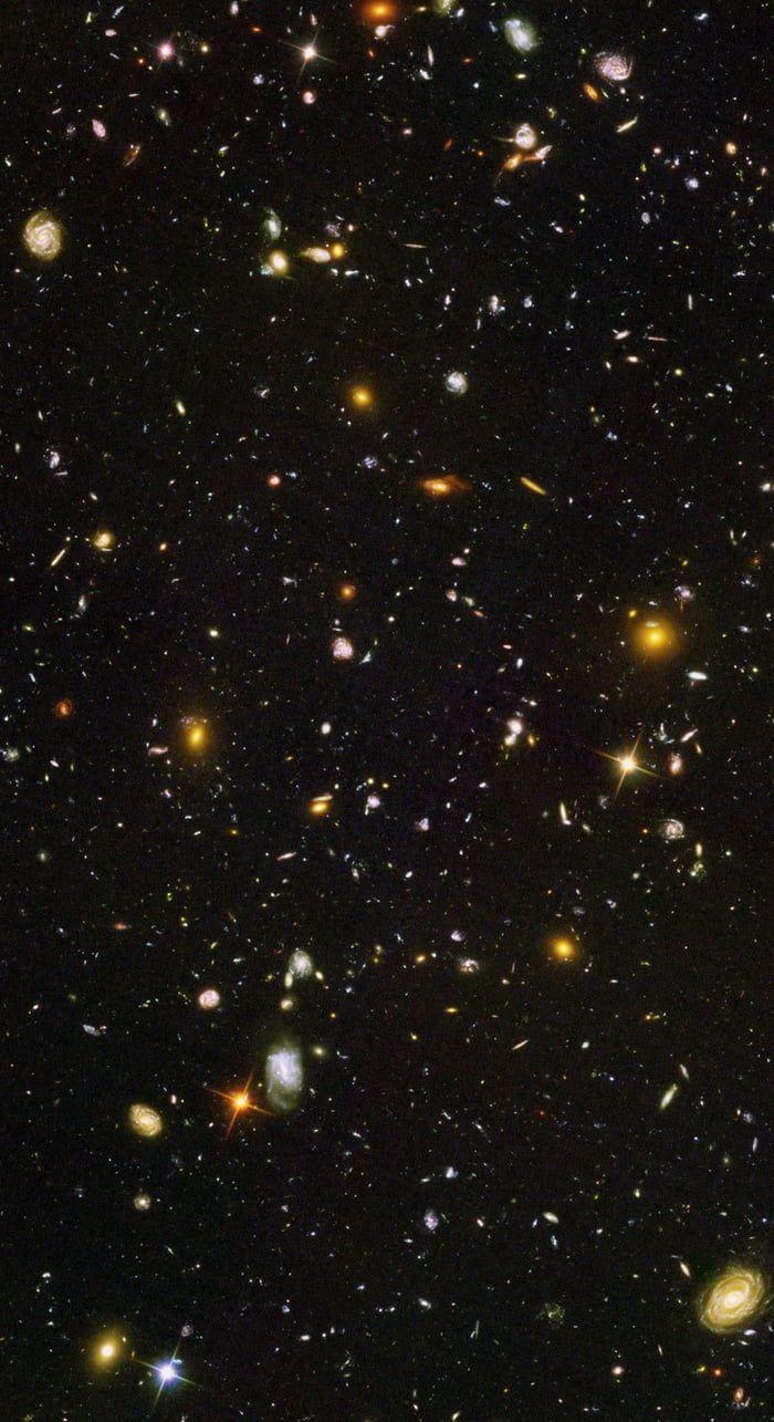 700x1285 Observable universe. Hubble space telescope, Hubble, Hubble ultra deep field