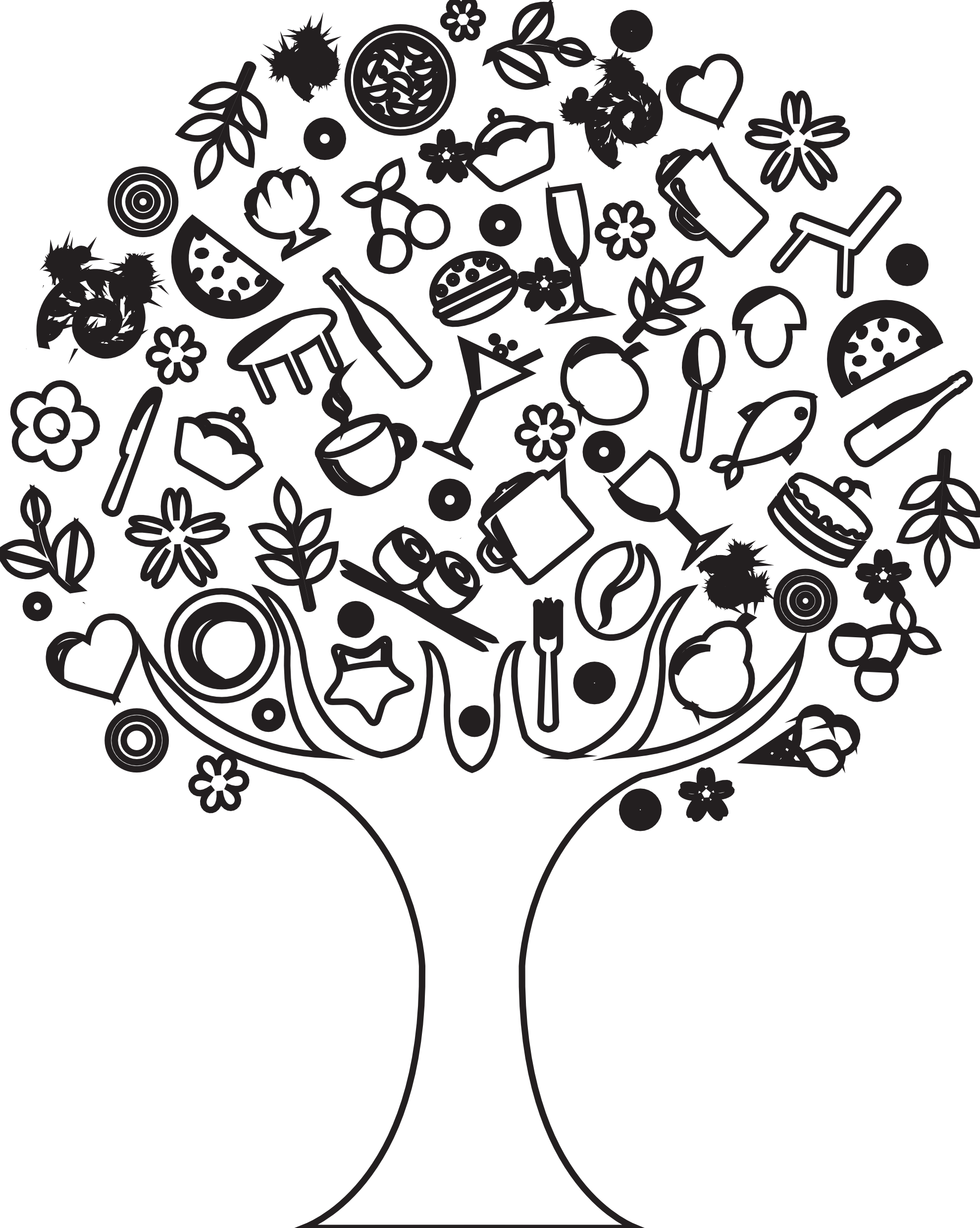 1979x2480 Free Black And White Tree Drawing, Download Free Clip Art, Free Clip Art on Clipart Library