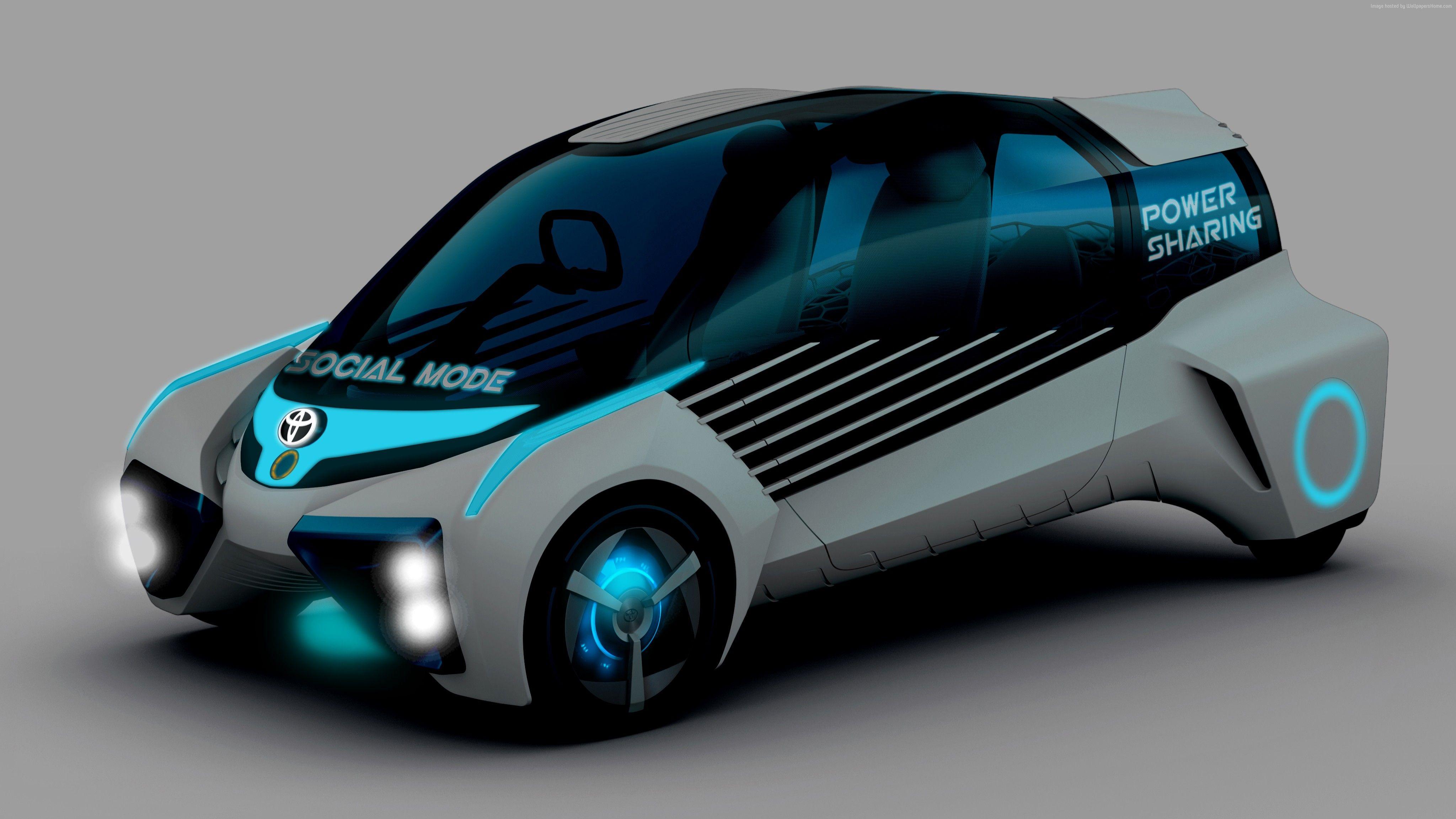 4096x2305 Wallpaper Toyota FCV Plus, concept, future cars, Cars & Bikes