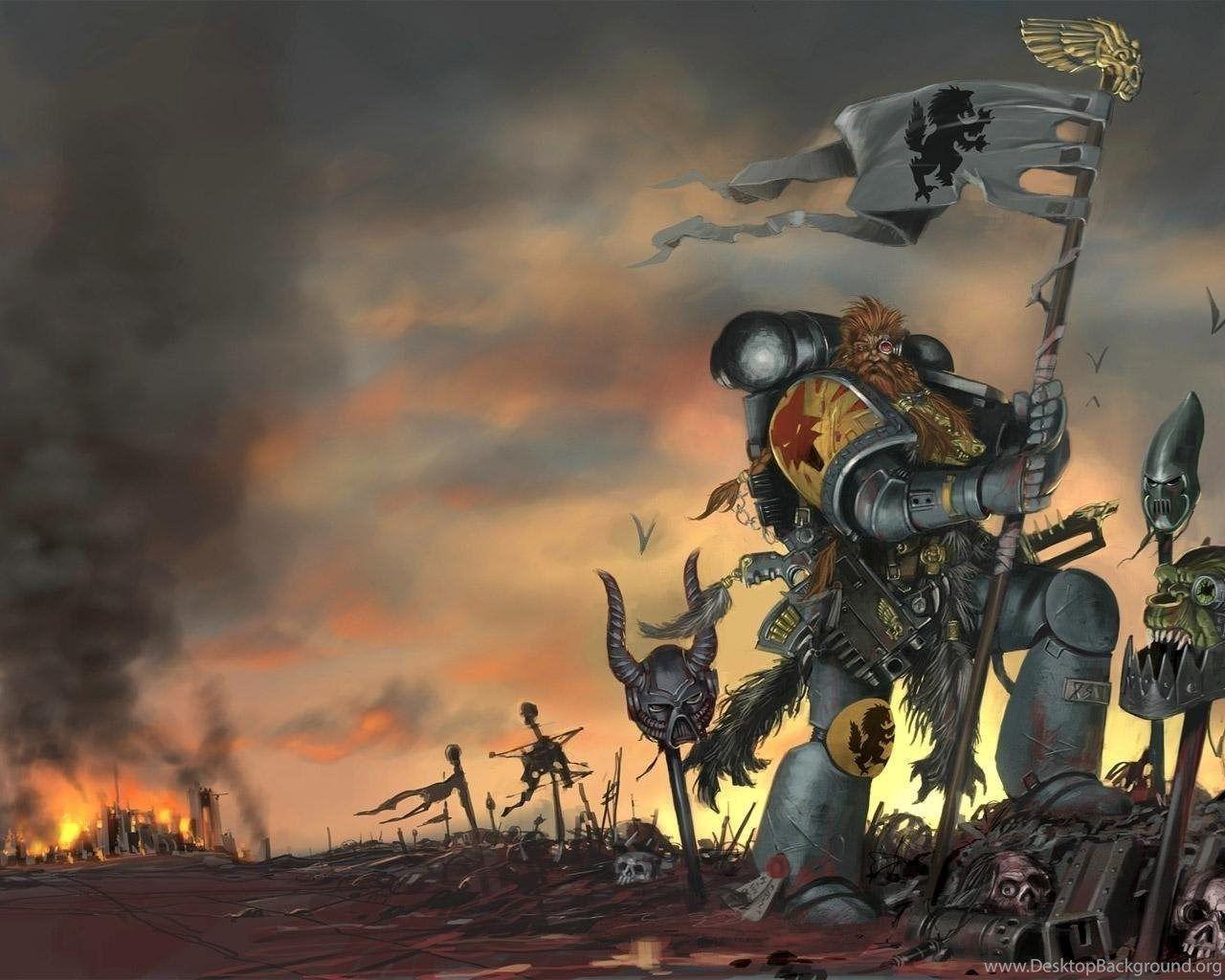 1280x1024 Brotherhood Of Steel Games HD Wallpaper Wallpaper Space Wolves HD Wallpaper