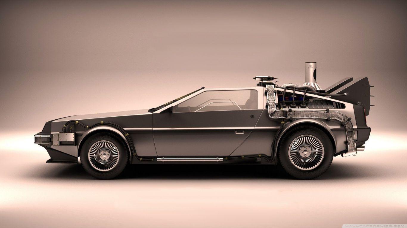 1366x768 Car From Back To The Future ❤ 4K HD Desktop Wallpaper for 4K Ultra
