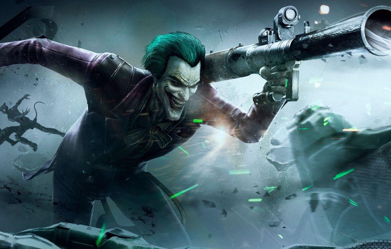 1332x850 Wallpaper batman, Joker, injustice image for desktop, section игры