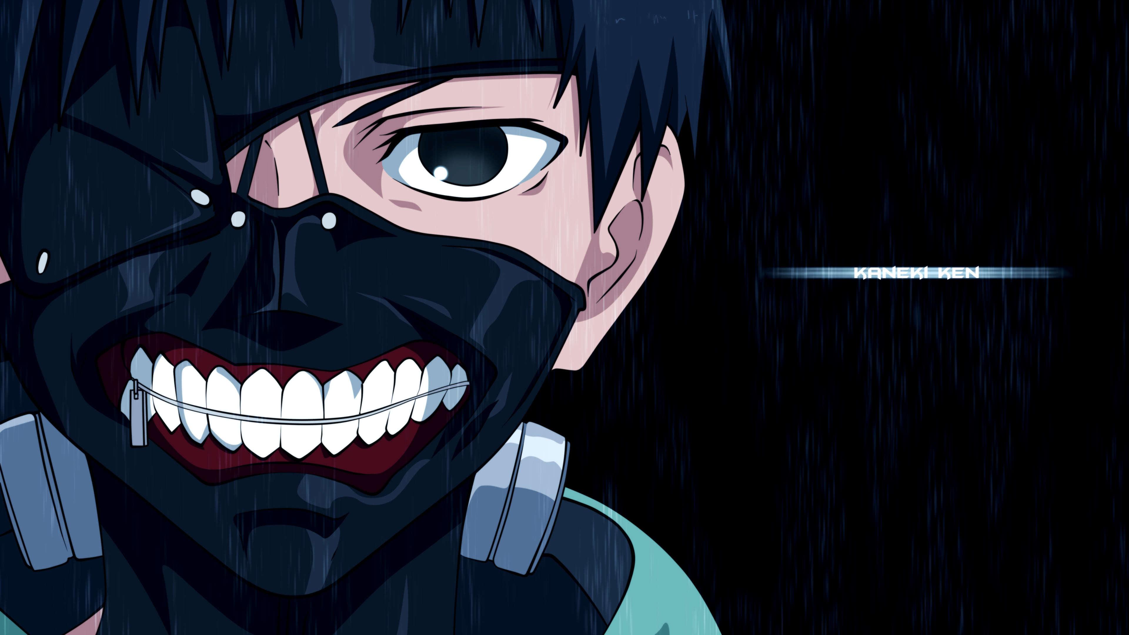 3840x2160 Tokyo Ghoul Ken Kaneki Portrait UHD 4K Wallpaper