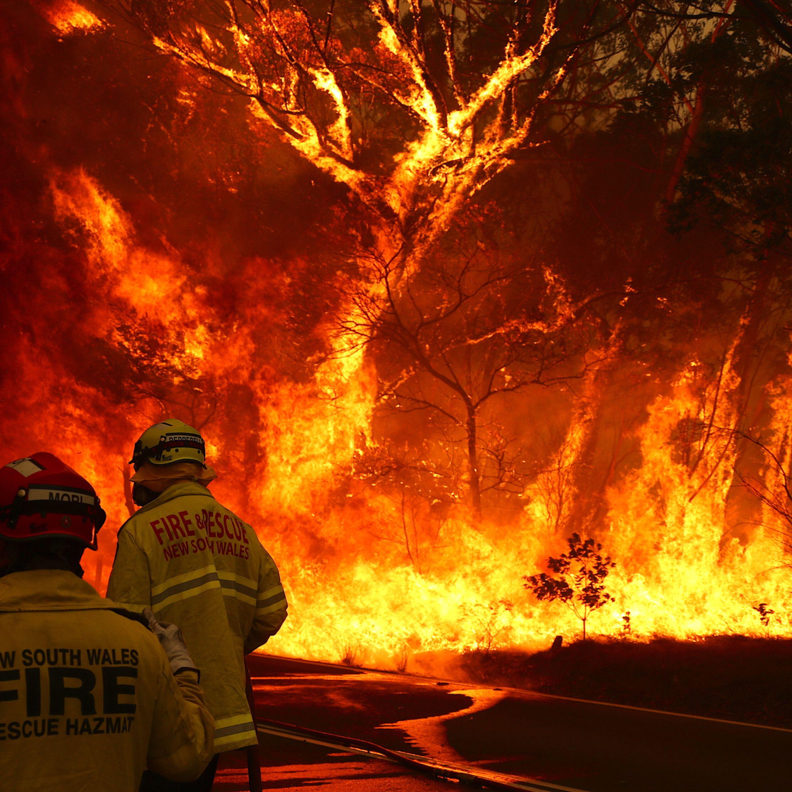 2524x2524 Firemen helps Australia from fire