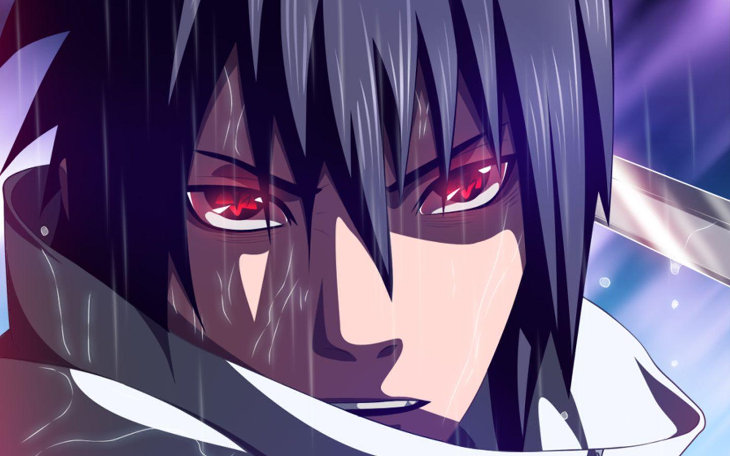1440x900 Sasuke Mangekyou Sharingan Wallpaper