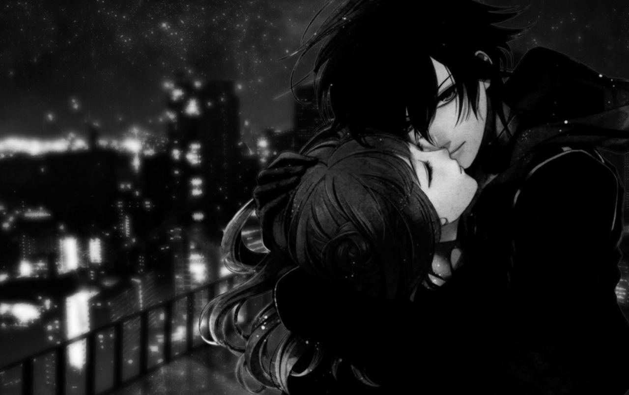 Hình nền nghệ thuật tối 1280x804 Sweet Couple - Anime Dark Couple - Hình nền 1280x804 - teahub.io