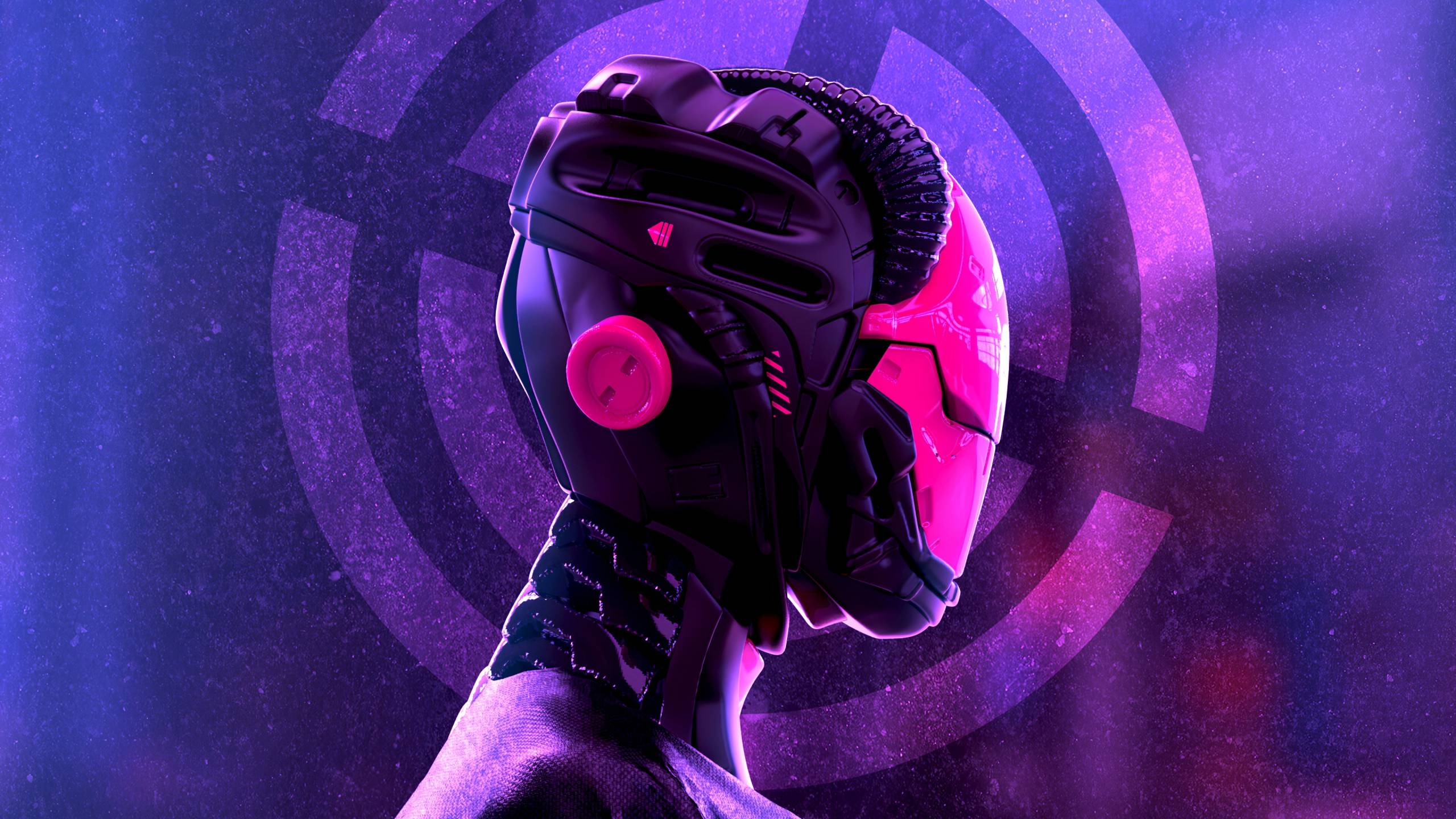 2560x1440 Neon Bot Wallpaper. The best collection of HD, 4K, 5K and 8K Wallpaper