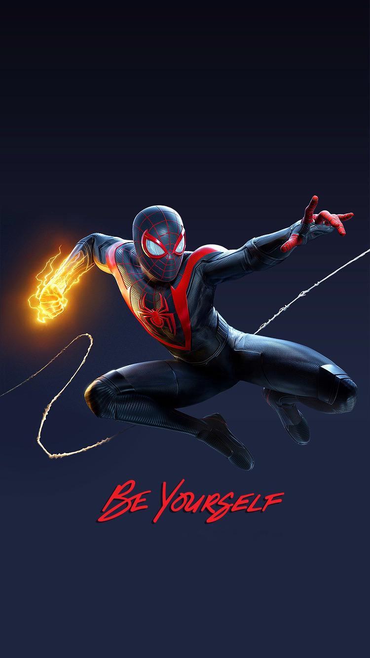 Spider-man Miles Morales PS5 4K Ultra HD Mobile Wallpaper