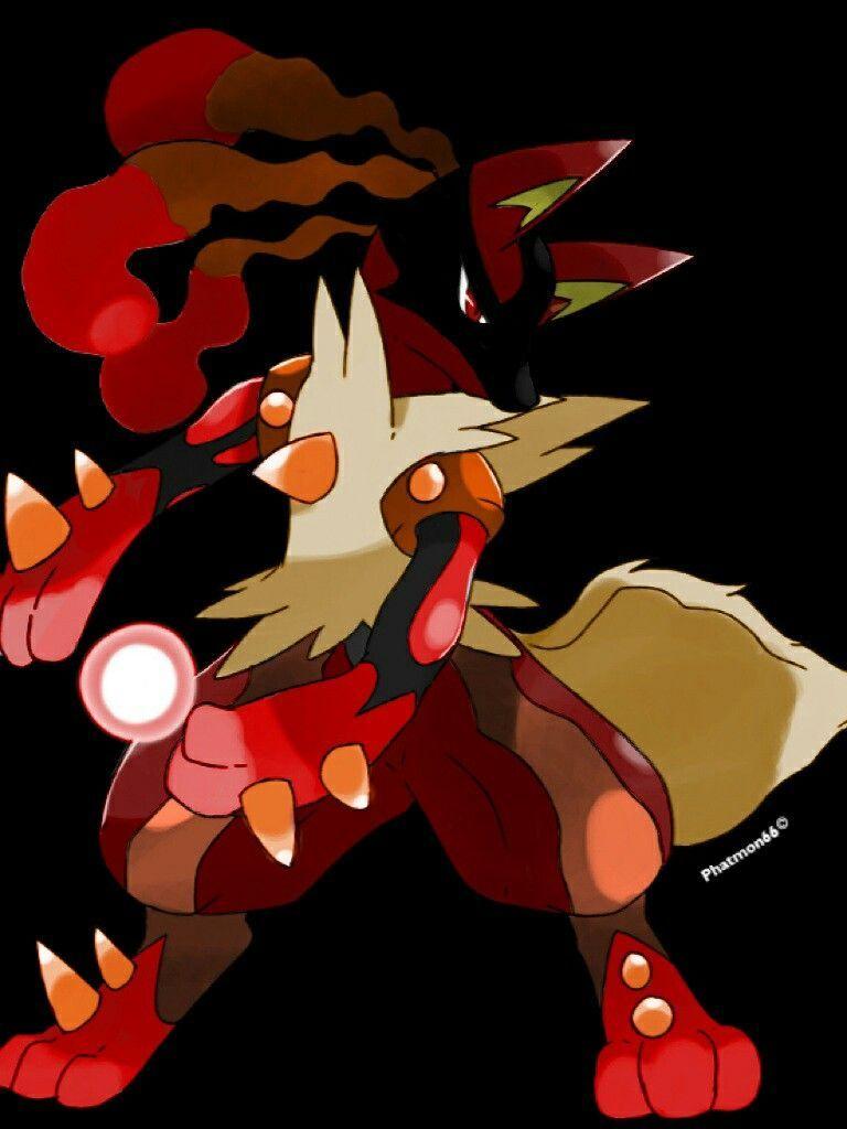 768x1024 MEGA LUCARIO RED. Pokemon, Anime, Pokemon fan