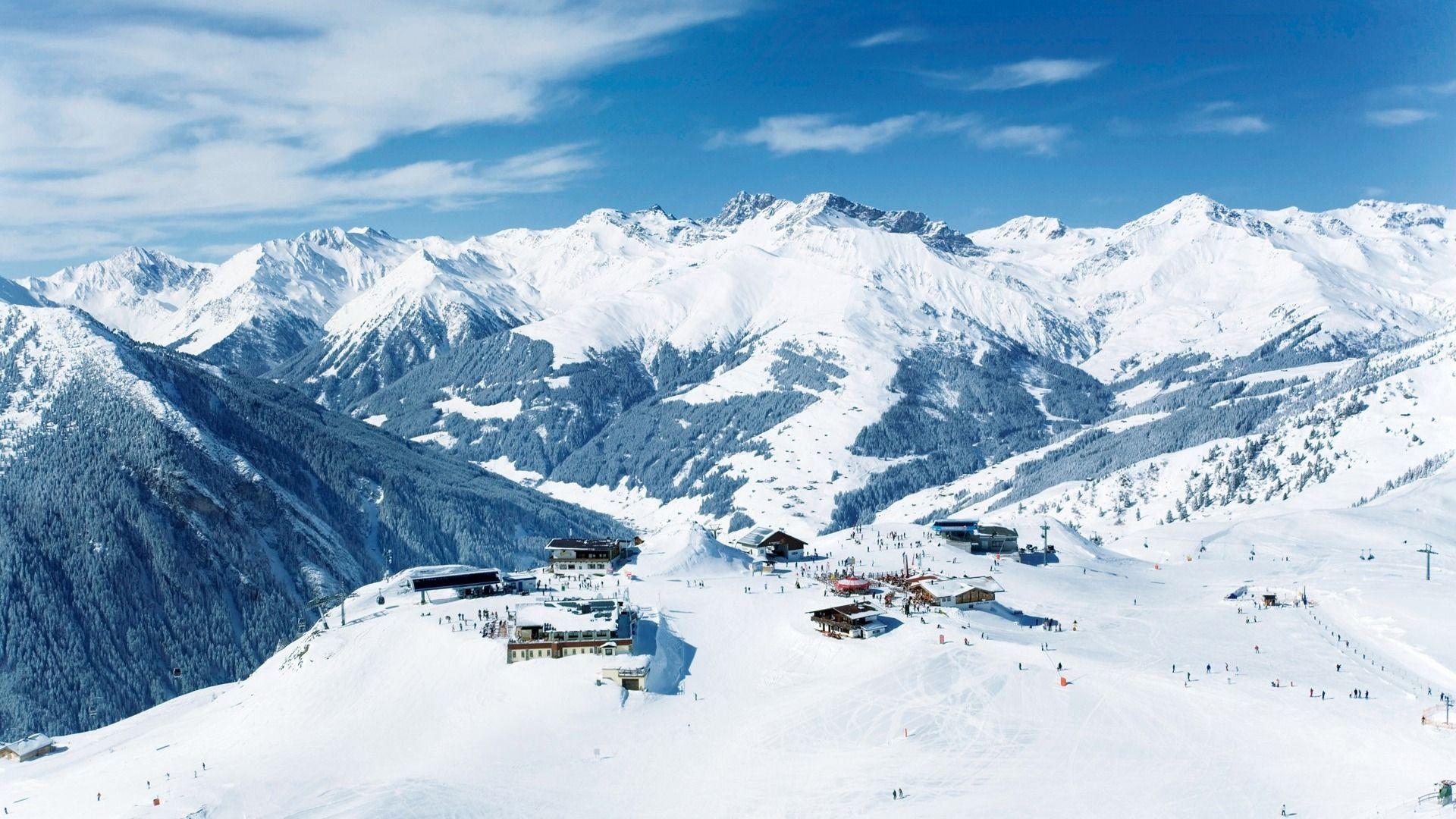 1920x1080 Skiing Desktop Background