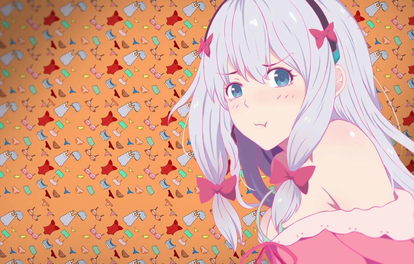 1332x850 Wallpaper look, background, girl, Eromanga Sensei image for desktop, section сёнэн