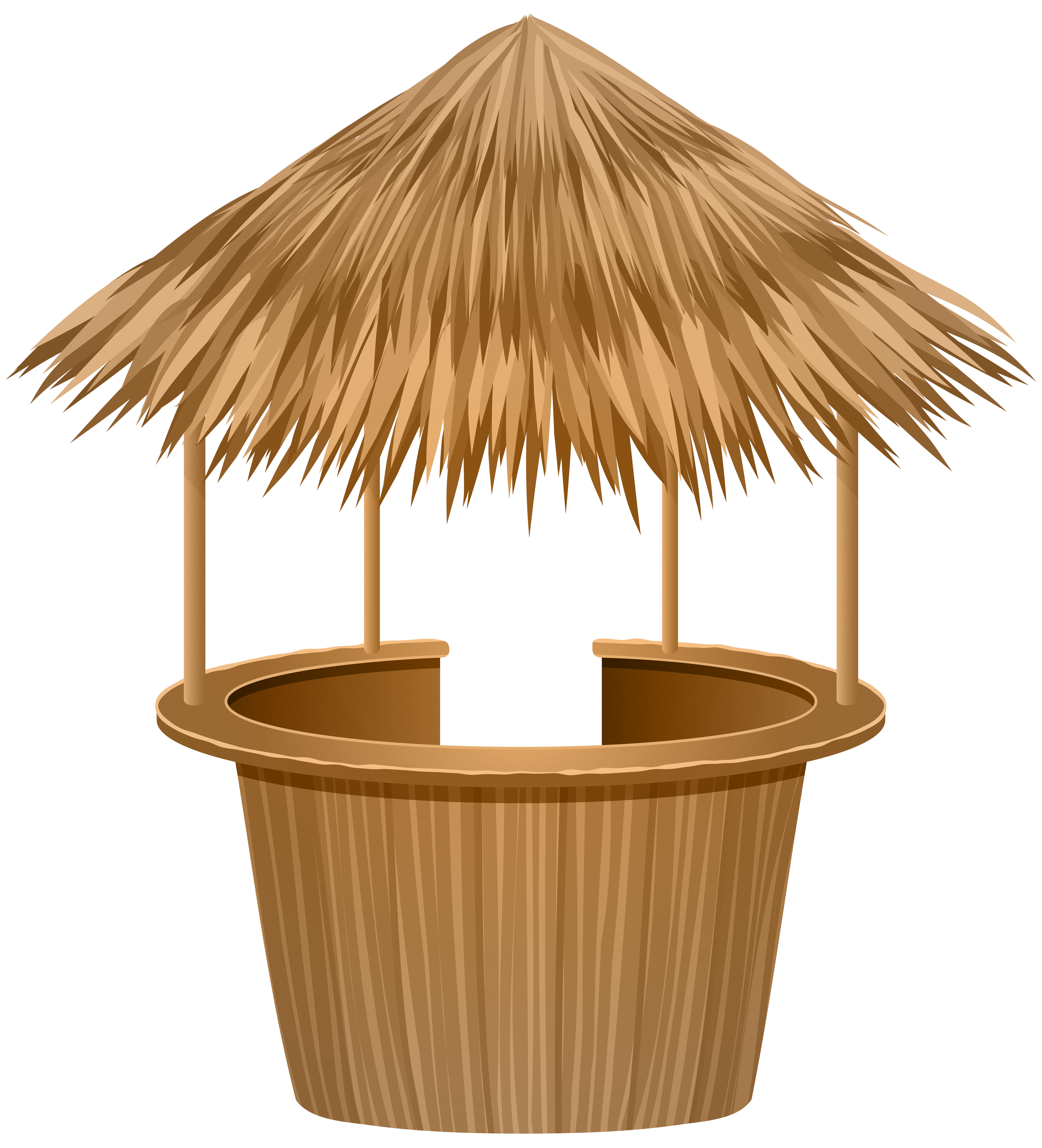 7263x8000 Thatched Tiki Bar PNG Clip Art Image Quality Image And Transparent PNG Free Clipart