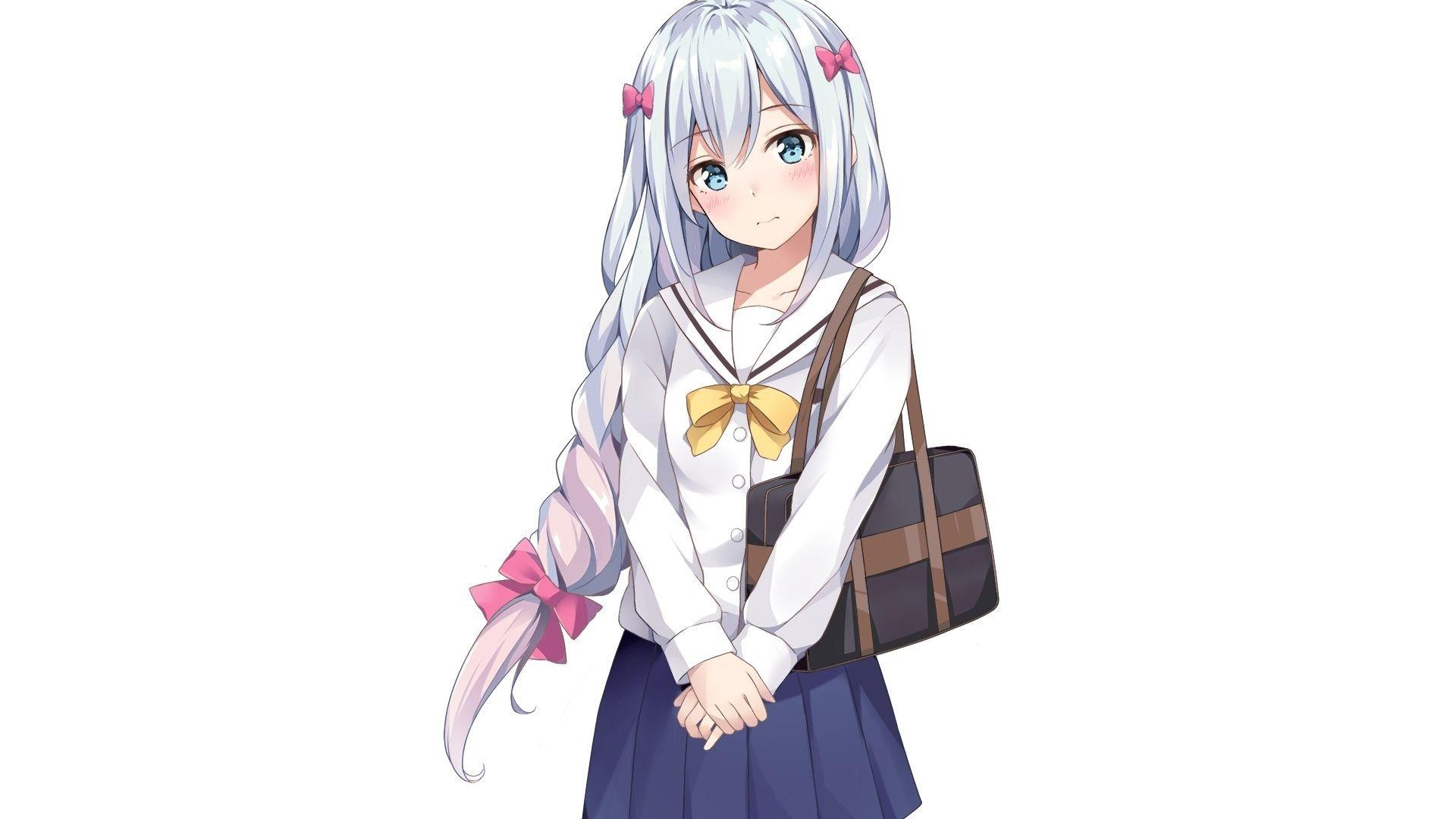 1920x1080 Desktop Wallpaper Cute, Eromanga Sense, Izumi Sagiri, Ponytail, HD Image, Picture, Background, 9e8607