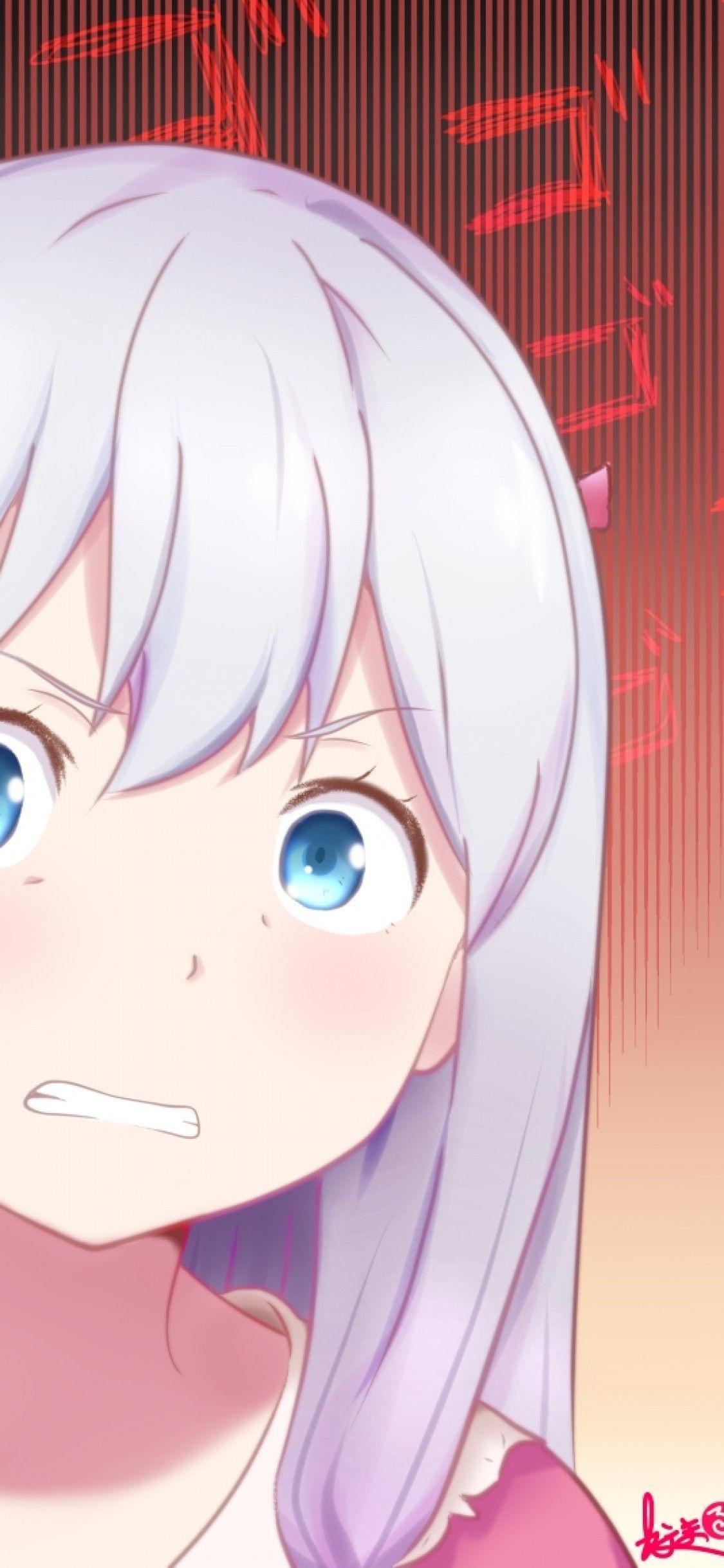 1125x2436 Download 1125x2436 Izumi Sagiri, Shocked Expression, Eromanga Sensei Wallpaper For IPhone X