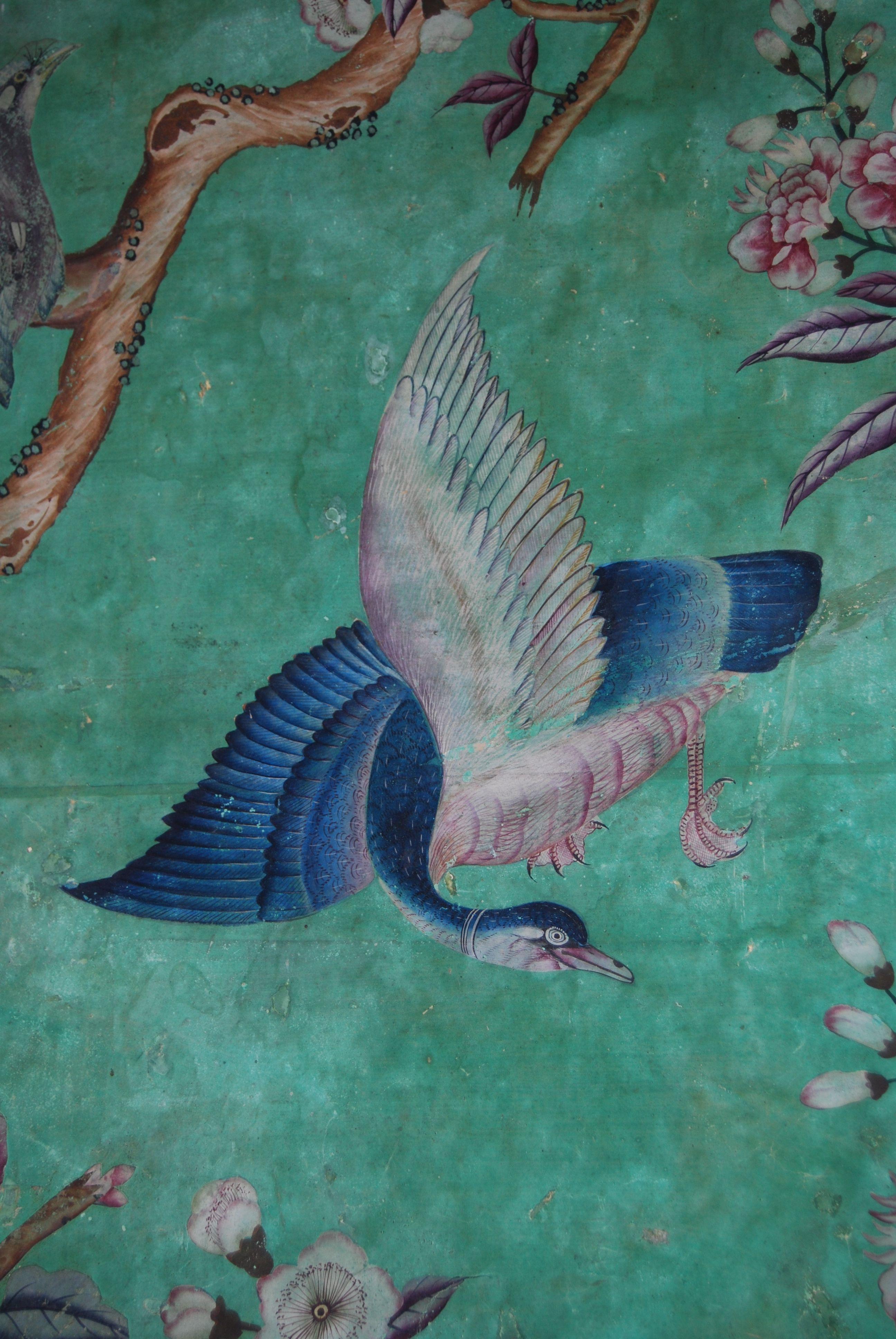 2592x3872 Chinoiserie Bird Wallpaper. Wallpaper. Chinoiserie