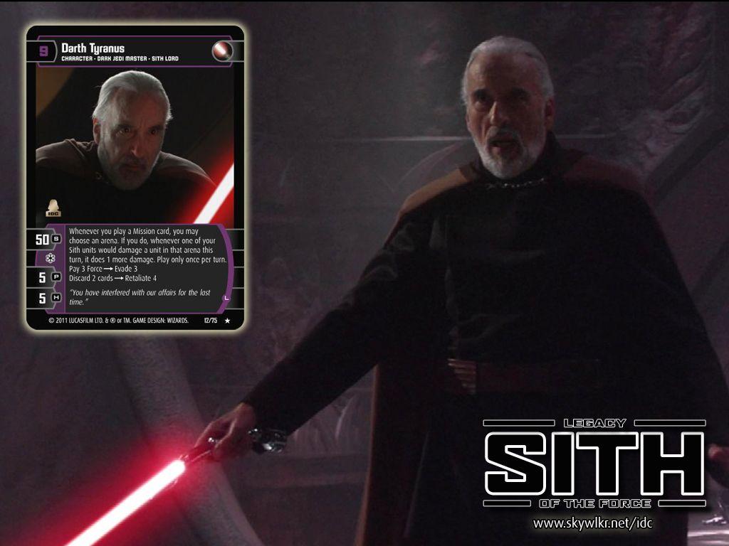 1024x768 Count Dooku Wallpaper