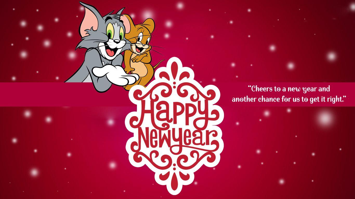 1366x768 New Years Disney Cartoons Image Black And White Animated Wallpaper Wishes