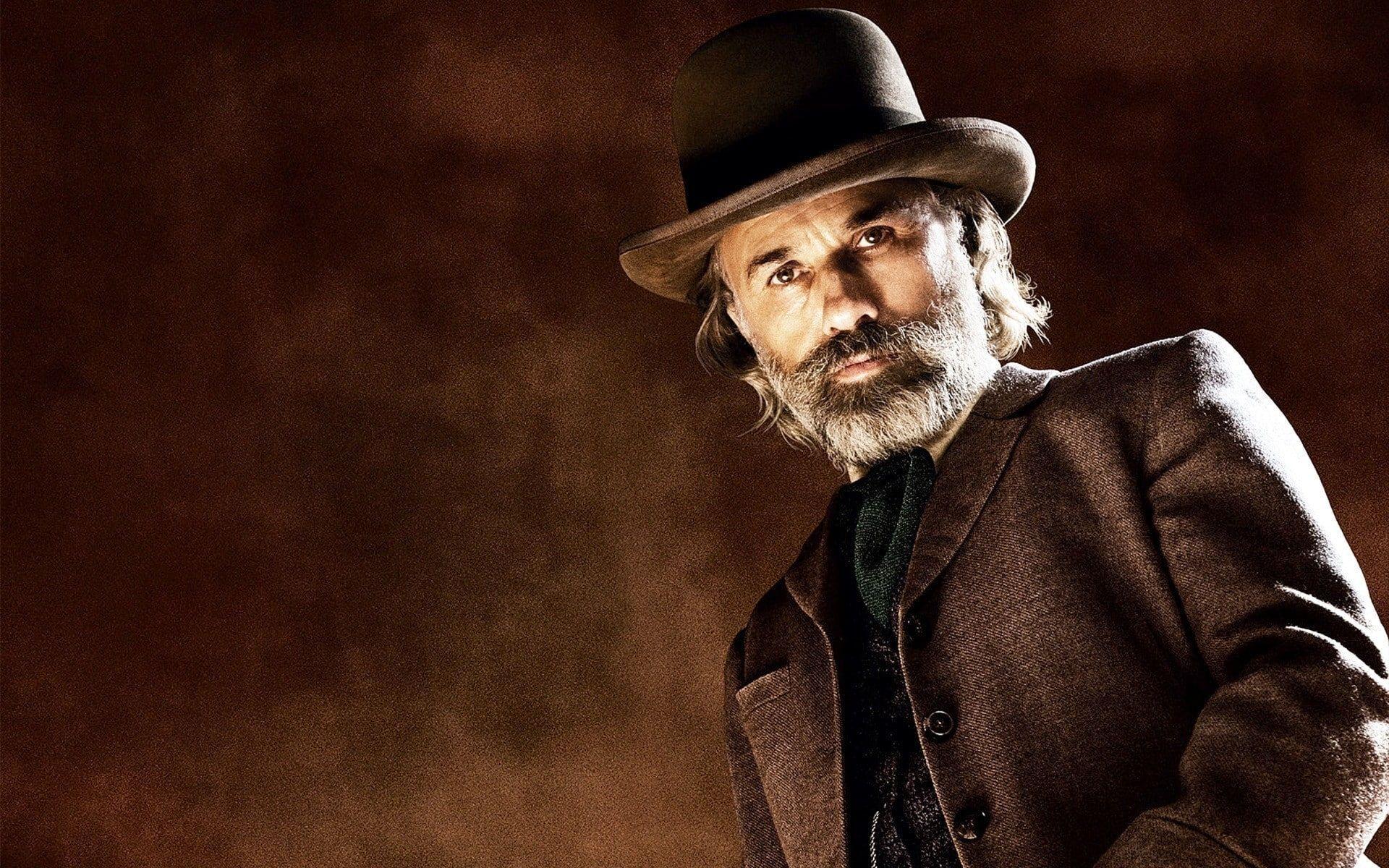 1920x1200 Dr King Schultz, men's brown button up jacket with brown hat Christoph Waltz P #wallpaper #hdwallpaper #desktop. Christoph waltz, Brown hats, Movie facts