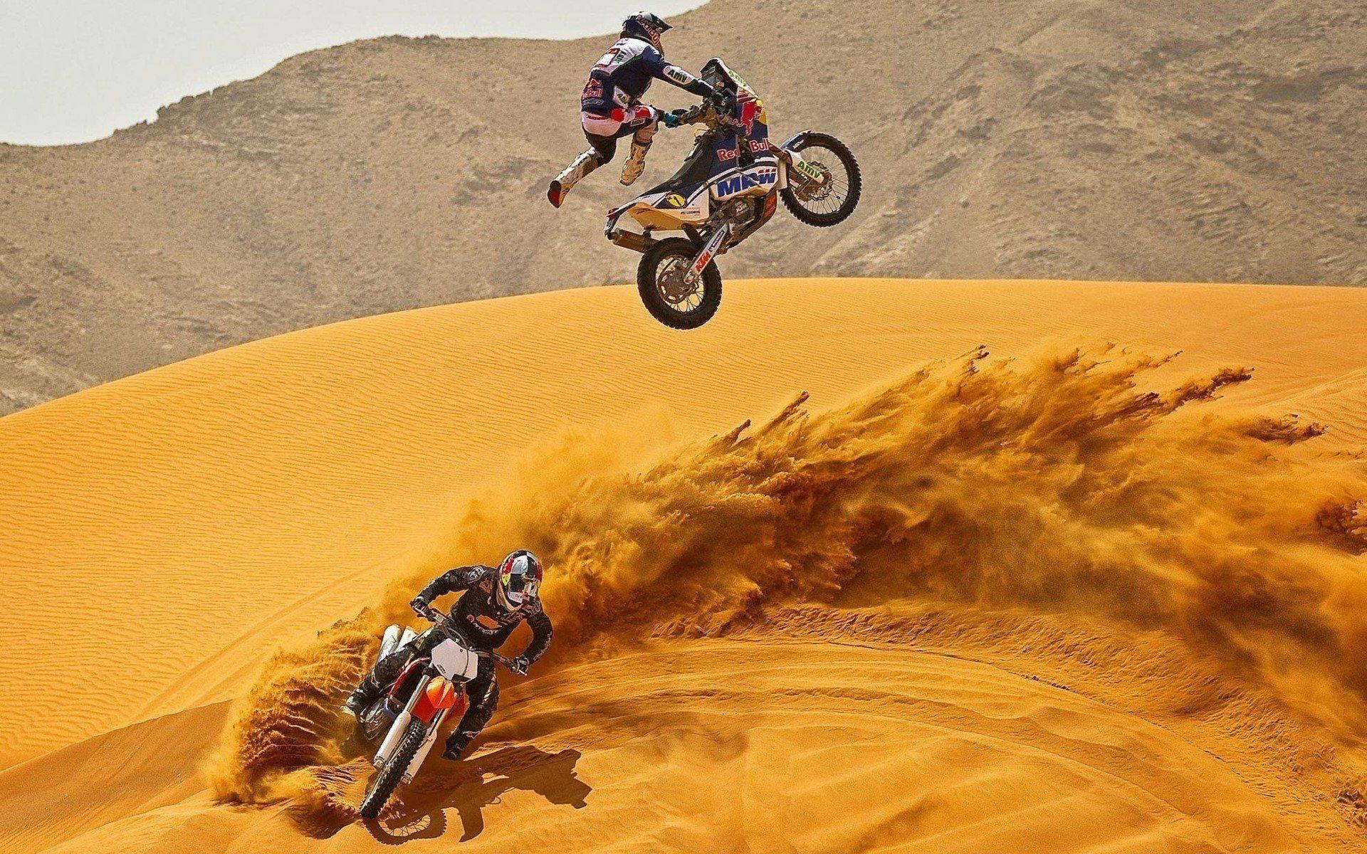 1920x1200 jumping, Sand, Dirt bikes HD Wallpaper / Desktop and Mobile Image & Photo