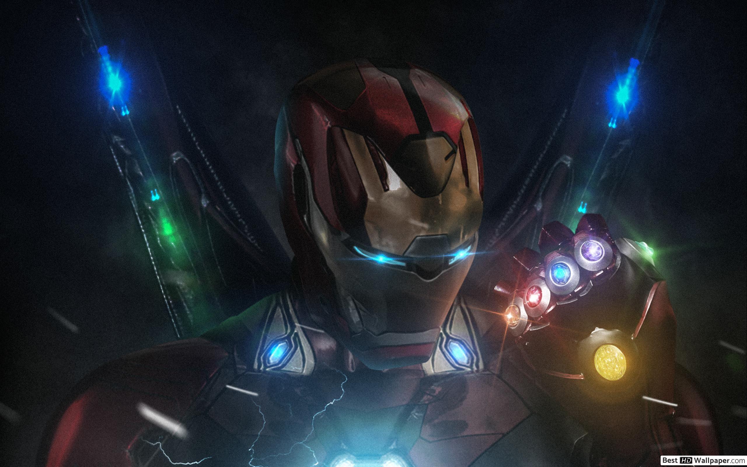 2560x1600 Avengers: Endgame with infinity gauntlet HD wallpaper download