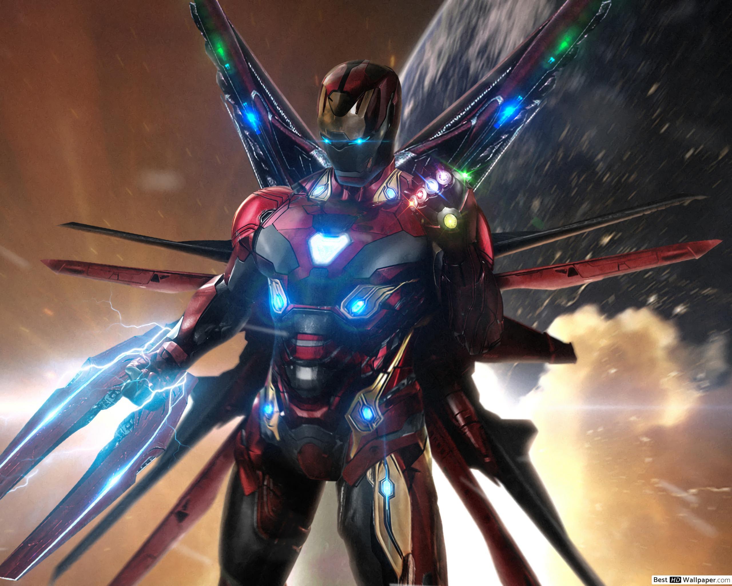 2560x2048 Avengers: Endgame Man Infinity Stones HD tapet download