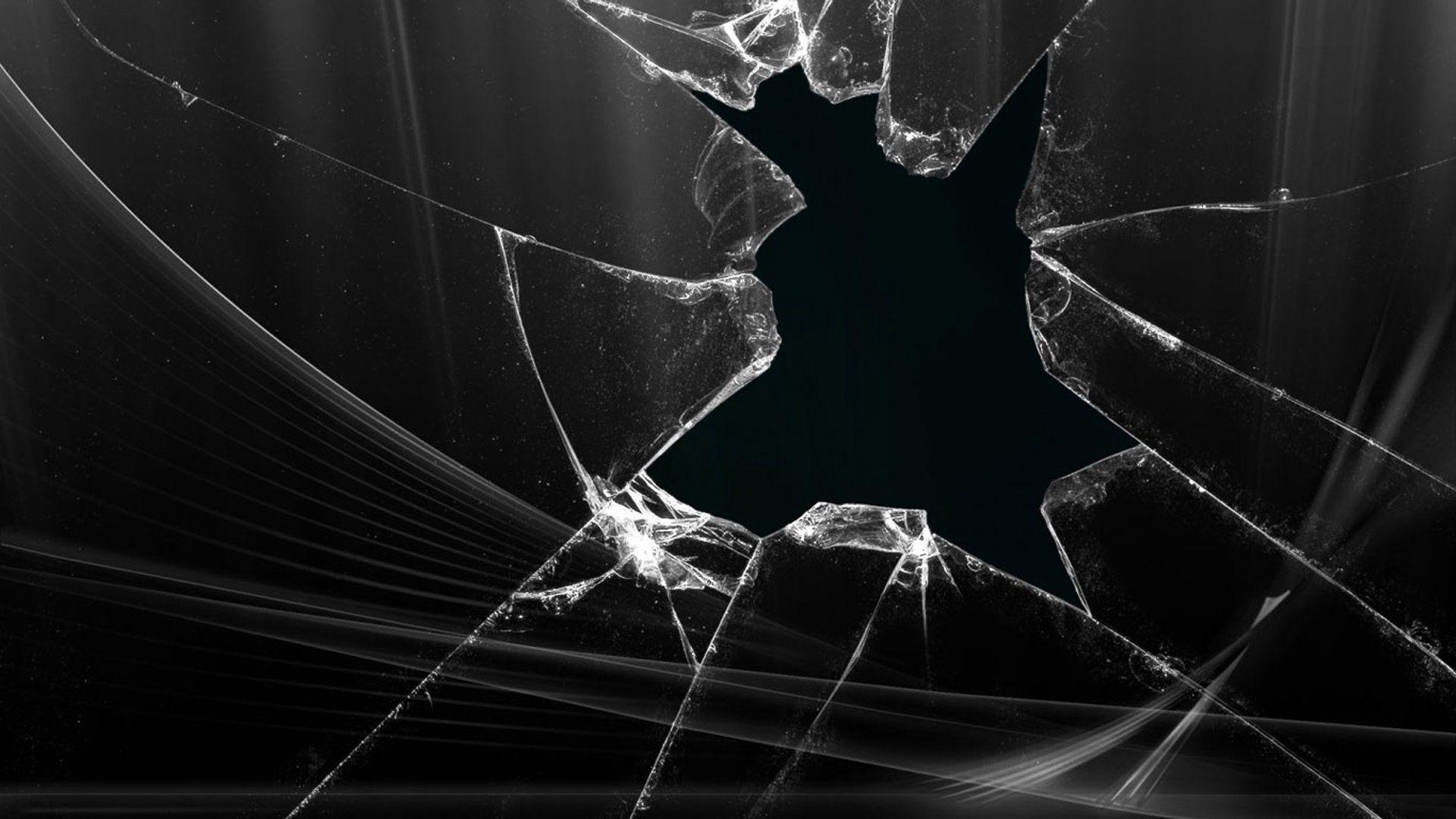 1920x1080 Cracked Glass Wallpaper