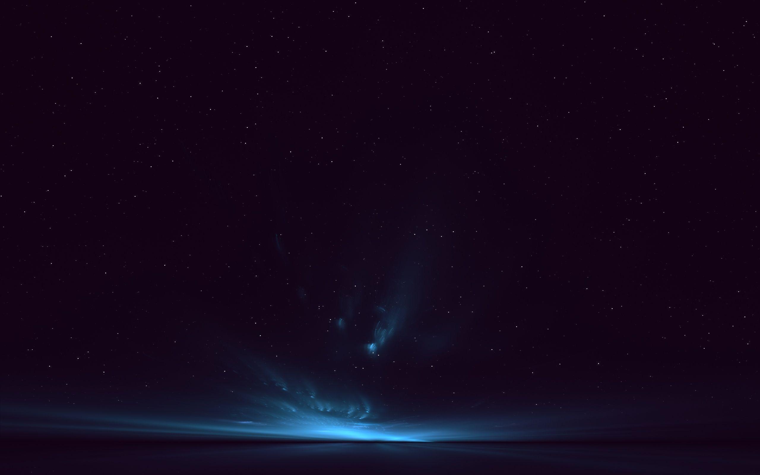 2560x1600 Blue Aurora Borealis Star Gazing Free Wallpaper HD