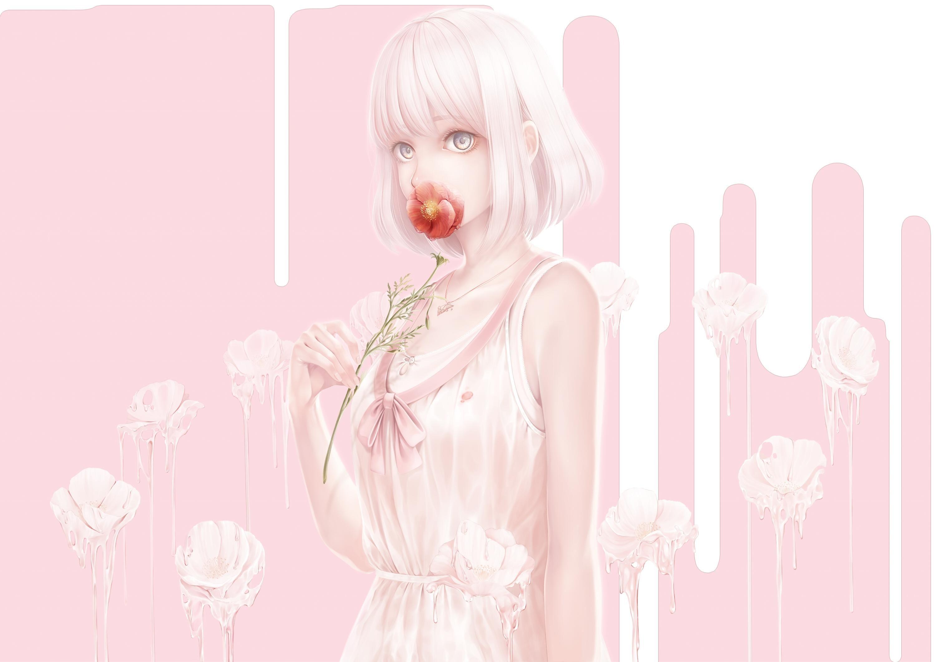 3000x2120 Cute Aesthetic Anime Girls PC Wallpaper