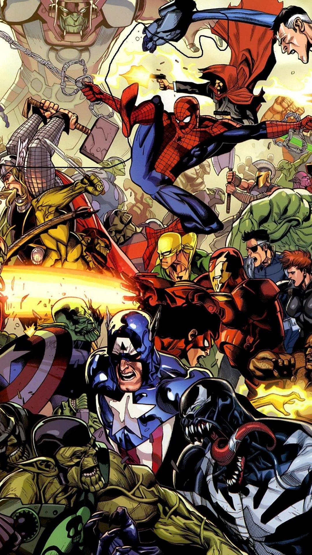 1080x1920 Marvel Wallpaper for iPhone HD