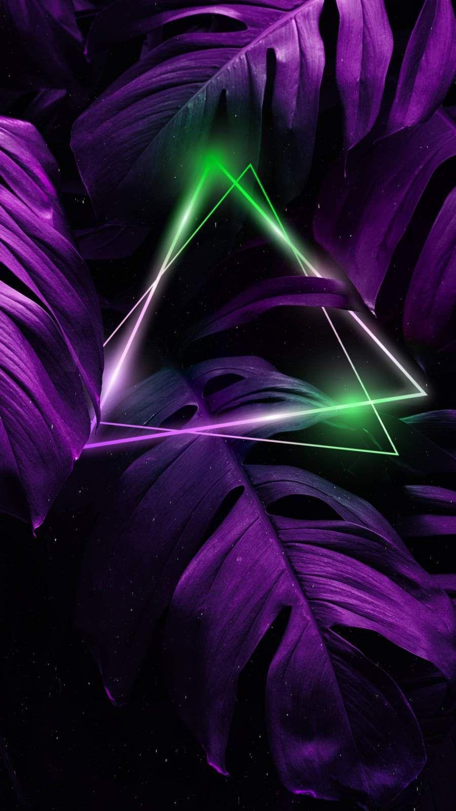900x1600 Nature Triangle Neon iPhone Wallpaper. iPhone wallpaper photo, Abstract iphone wallpaper, Nature iphone wallpaper