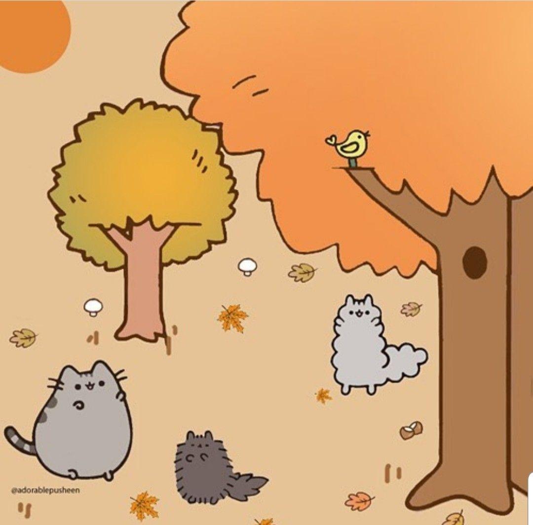 Pusheen Fall Wallpapers - Top Free Pusheen Fall Backgrounds ...