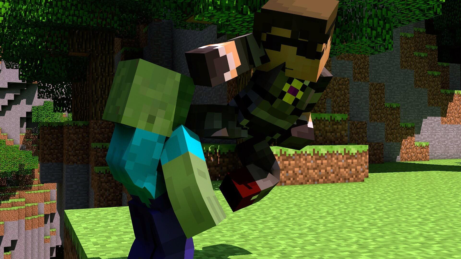 1920x1080 Rainimator Minecraft Wallpaper .