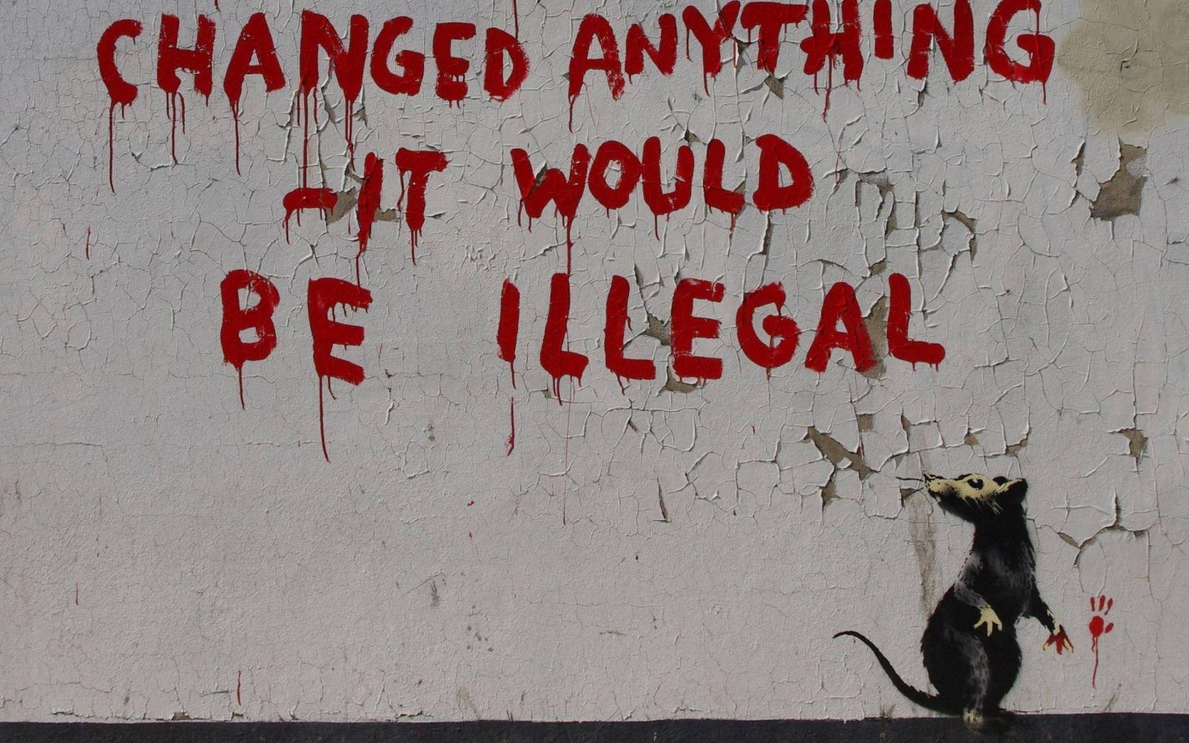 1680x1050 Free download Banksy if graffiti changed anything wallpaper wallpaper android [2400x1350] for your Desktop, Mobile & Tablet. Explore Banksy Wallpaper HD. Banksy Art Wallpaper, Banksy Wallpaper 1920x Banksy iPhone 6 Wallpaper