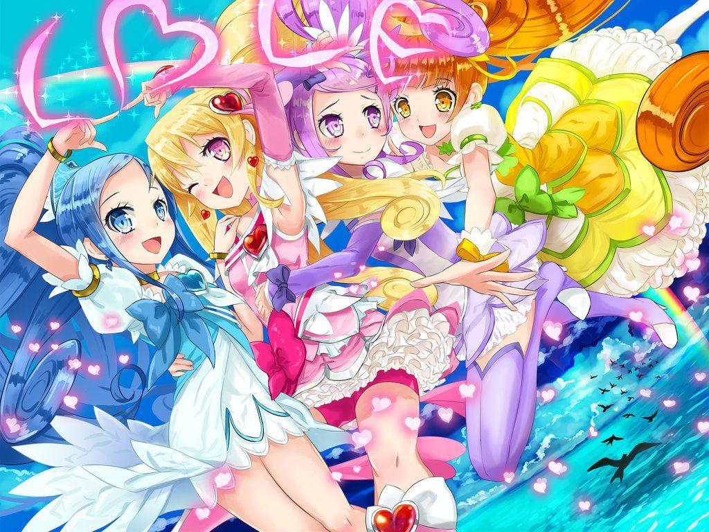 1024x768 Doki Doki Precure. Anime, Pretty cure, Glitter force
