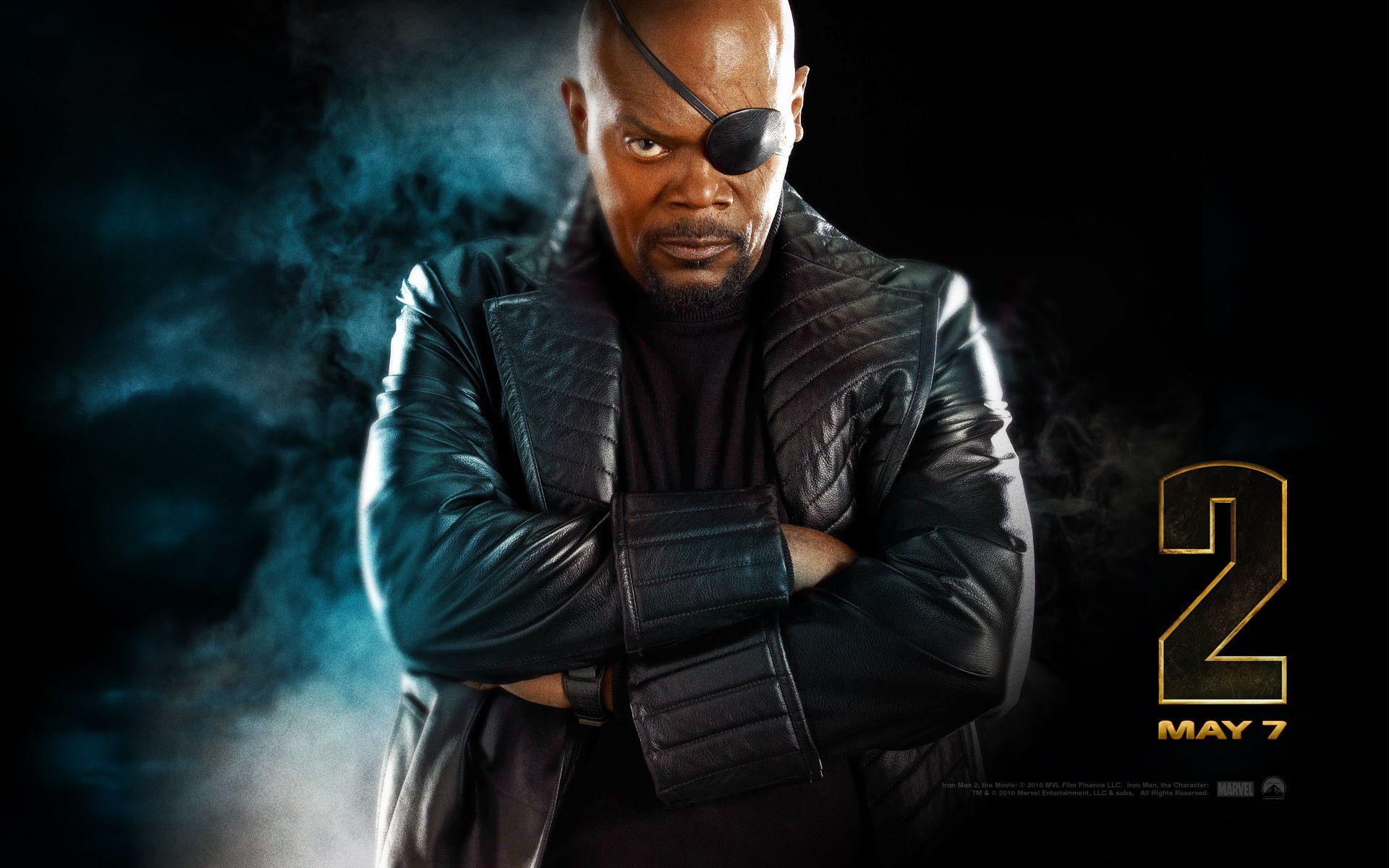 1920x1200 Iron Man 2 Wallpaper Nick Fury 1. Marvel Cinematic