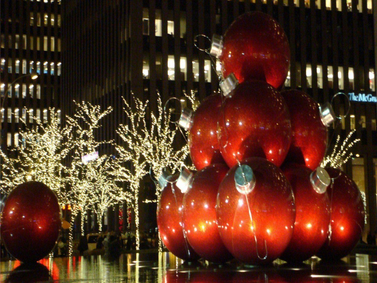 1600x1200 New York Christmas Wallpaper