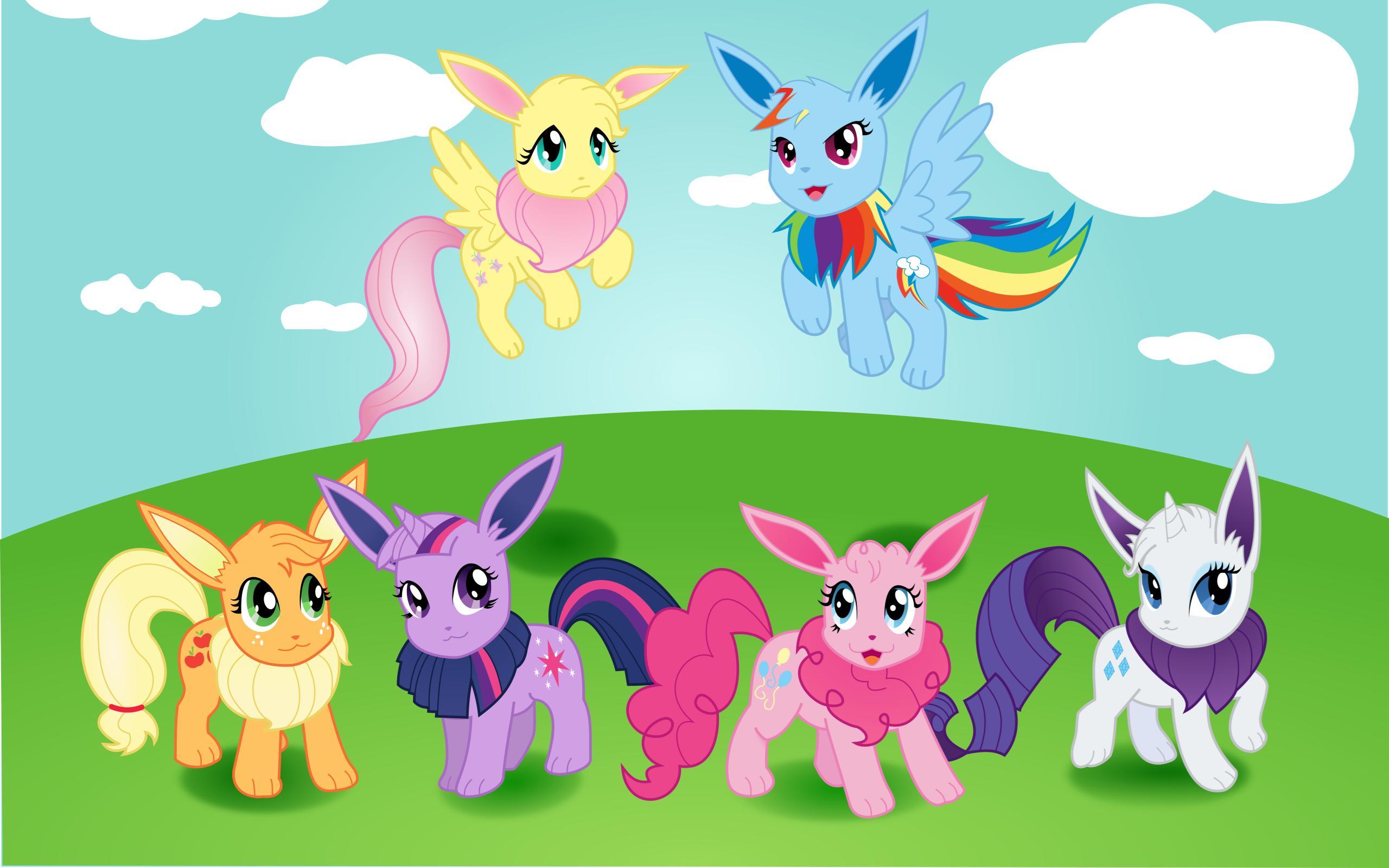 2560x1600 Shiny Eevee Wallpaper