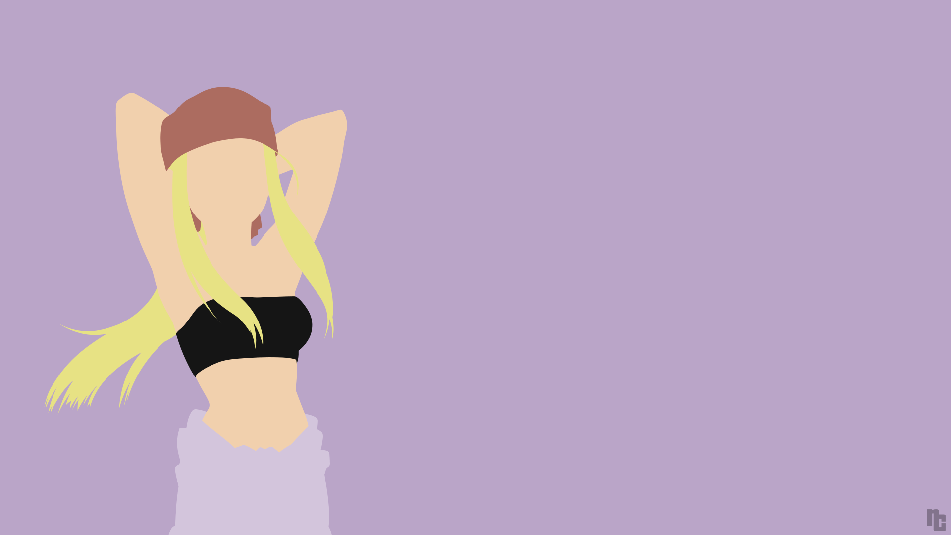 1920x1080 Minimalist Wallpaper. Winry. FMA. Fullmetal alchemist, Alchemist, Sketchbook inspiration