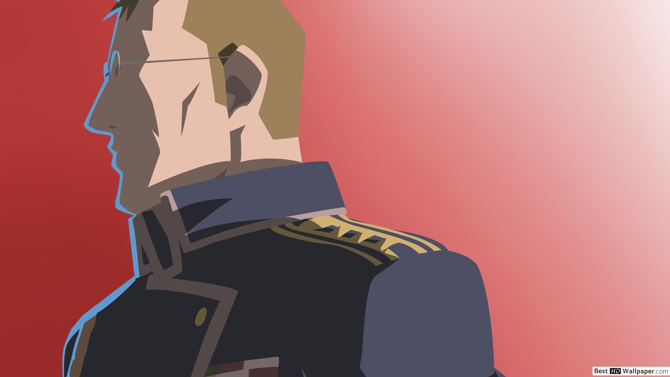 2560x1440 Fullmetal Alchemist Douglas (Minimalist) HD wallpaper download
