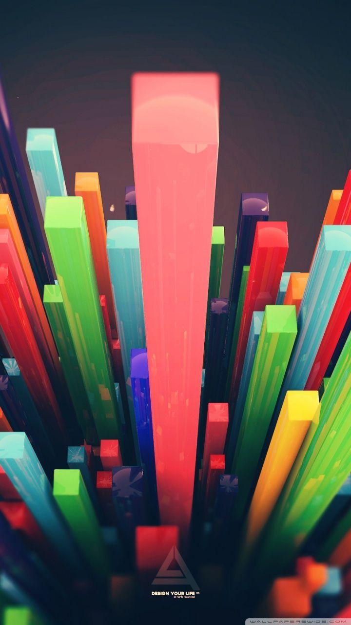 720x1280 Color 3D Ultra HD Desktop Background Wallpaper for : Widescreen & UltraWide Desktop & Laptop : Multi Display, Dual Monitor : Tablet