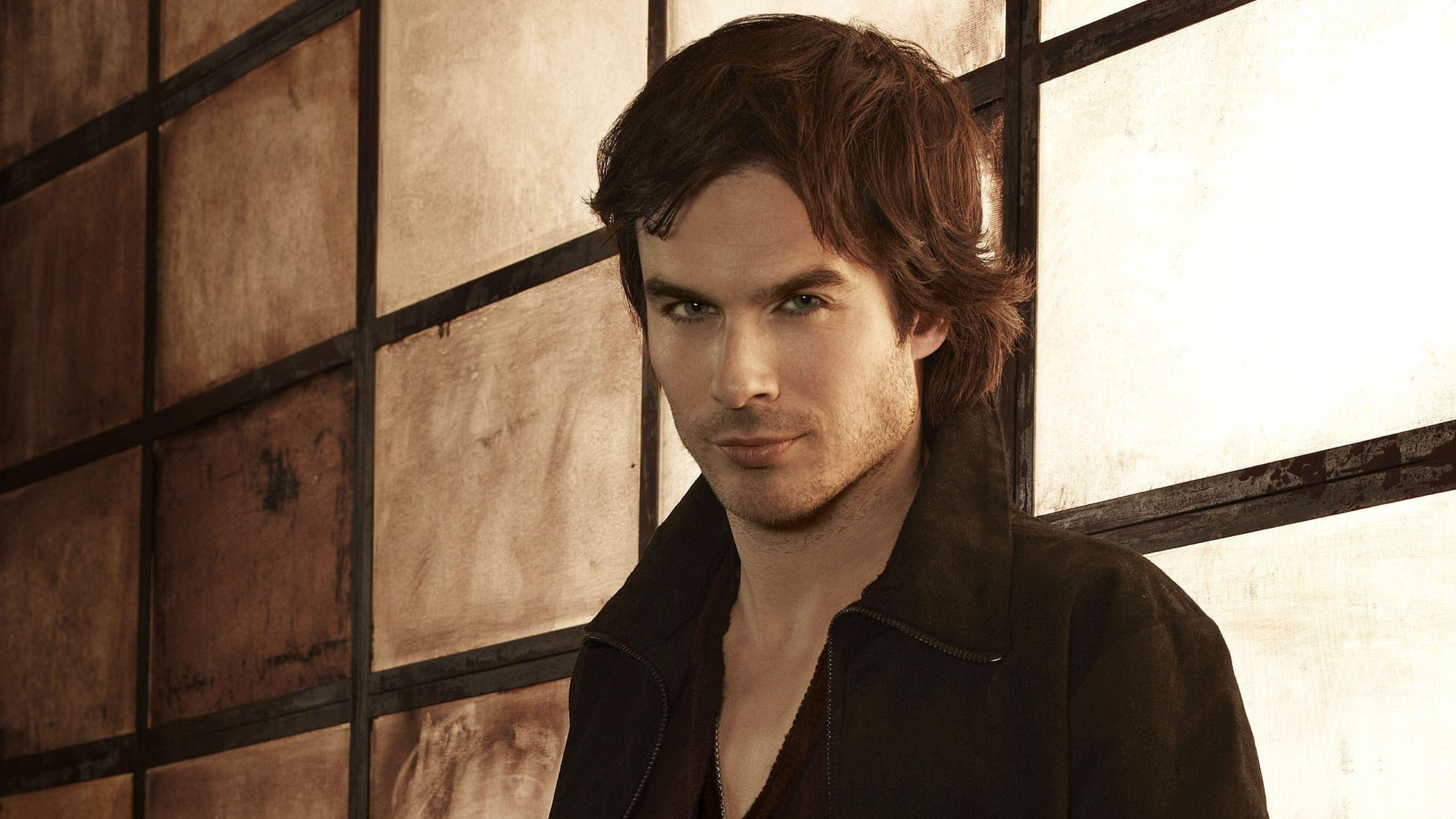 5120x2880 Elena Gilbert, Model, Damon Salvatore, Vampire, Girl Diaries Staffel 3 Wallpaper & Background Download