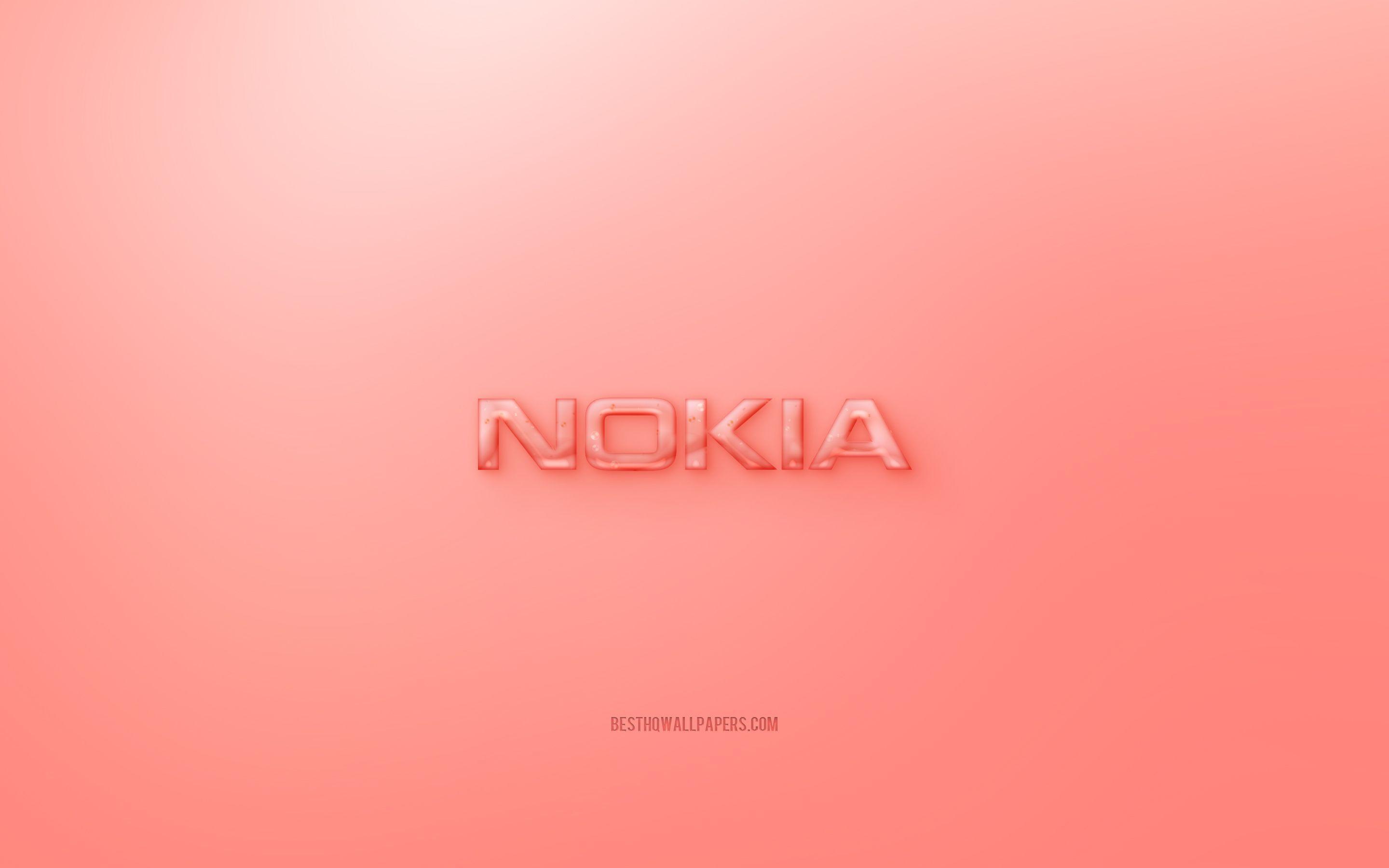 2880x1800 Download wallpaper Nokia 3D logo, red background, Red Nokia jelly logo, Nokia emblem, creative 3D art, Nokia for desktop with resolution 2880x1800. High Quality HD picture wallpaper