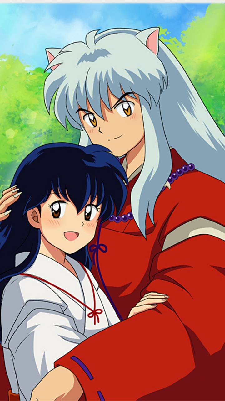 720x1280 Inuyasha and Kagome wallpaper
