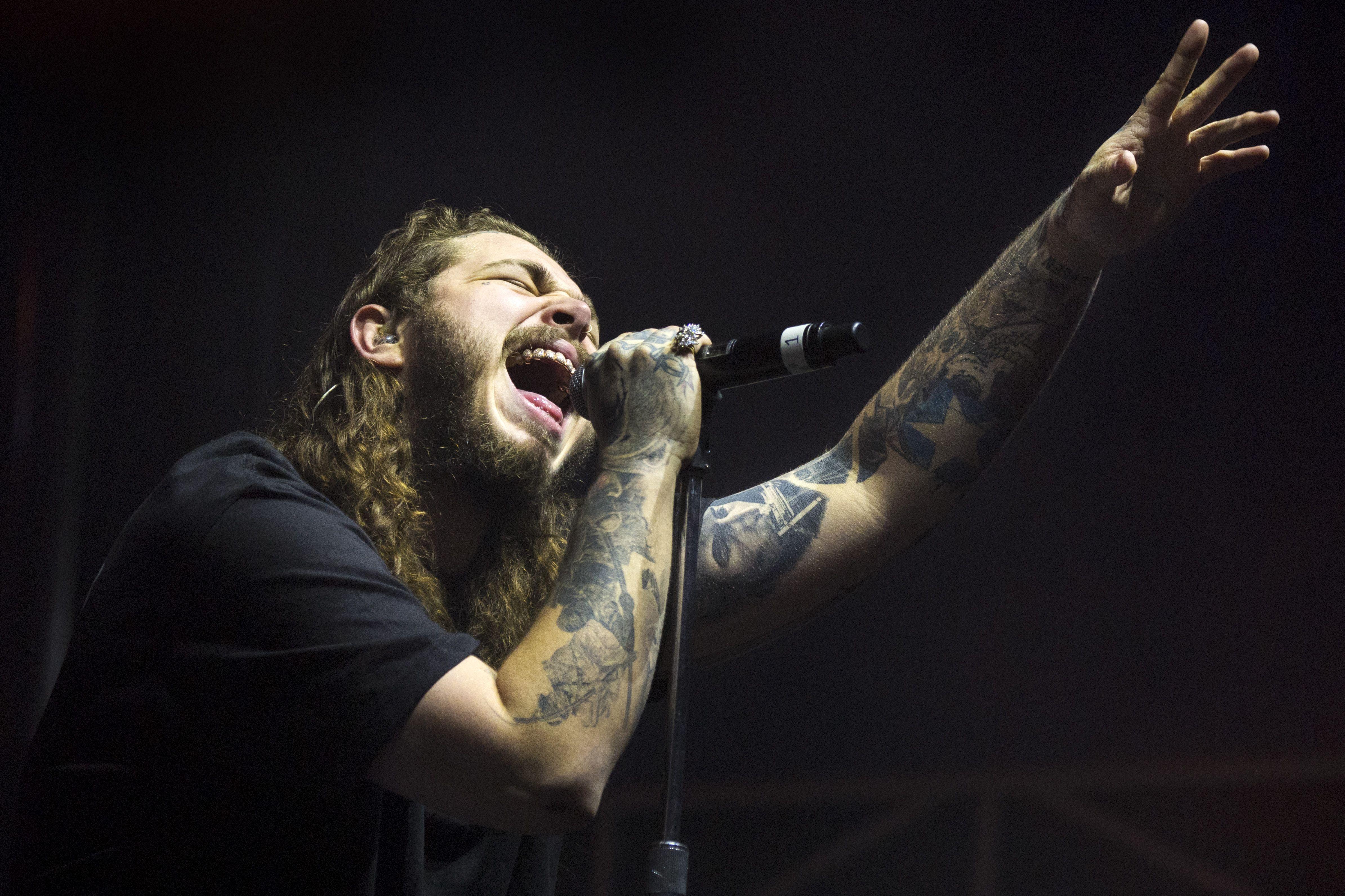 4777x3185 Post Malone Performing Live 5k Post Malone HD Wallpaper & Background Download